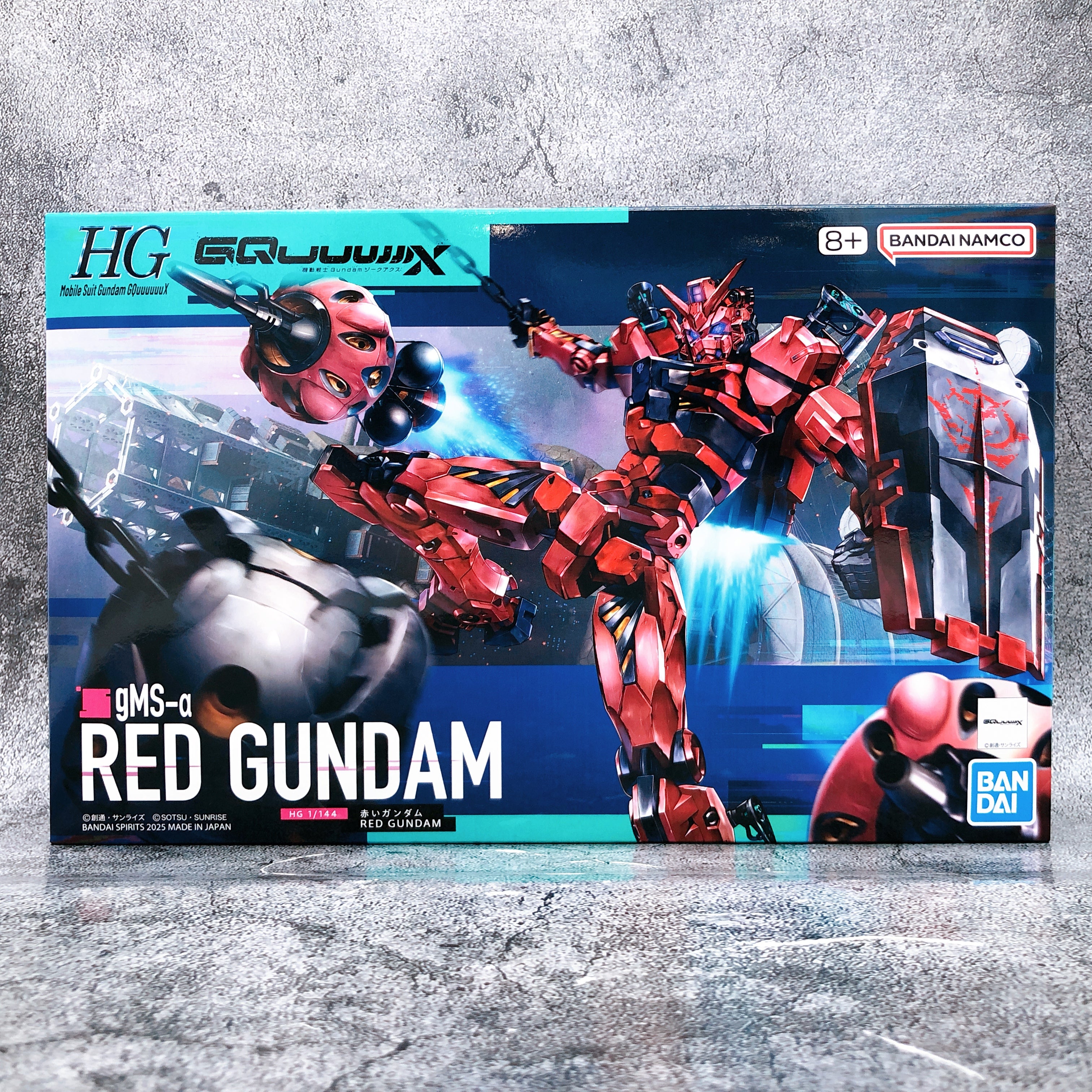 HG 1/144 Red Gundam GQuuuuuuX Model Kit Gunpla Bandai Japan AUTHENTIC FASTSHIP