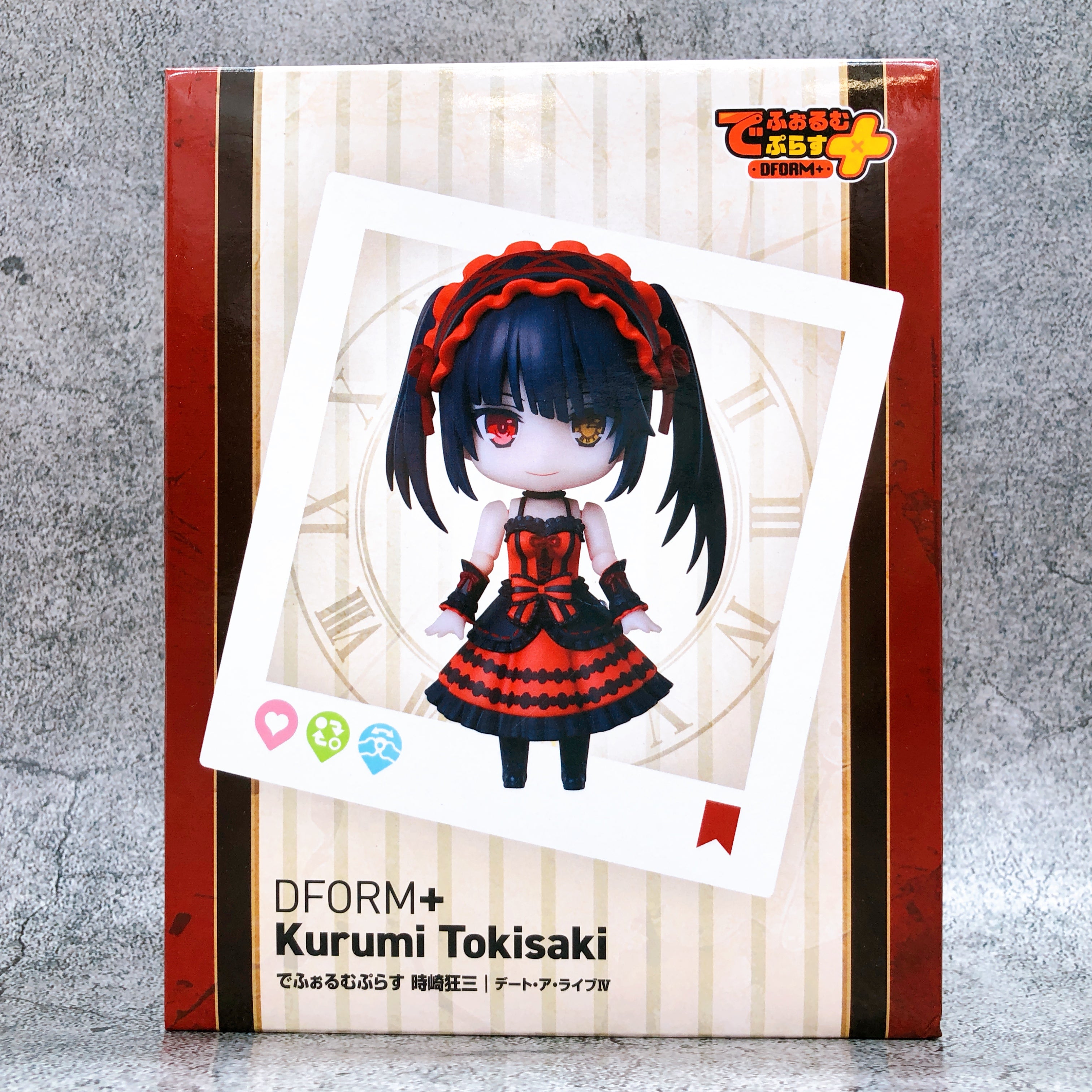 Date A Live DFORM+ Kurumi Tokisaki Full Action Figure elcoco Japan FASTSHIP