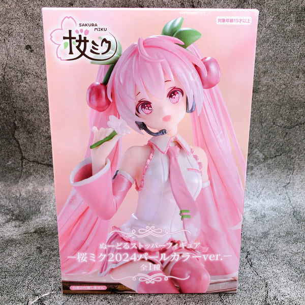 Hatsune Miku Sakura Miku 2024 Pearl Color ver Noodle Stopper Figure Fu