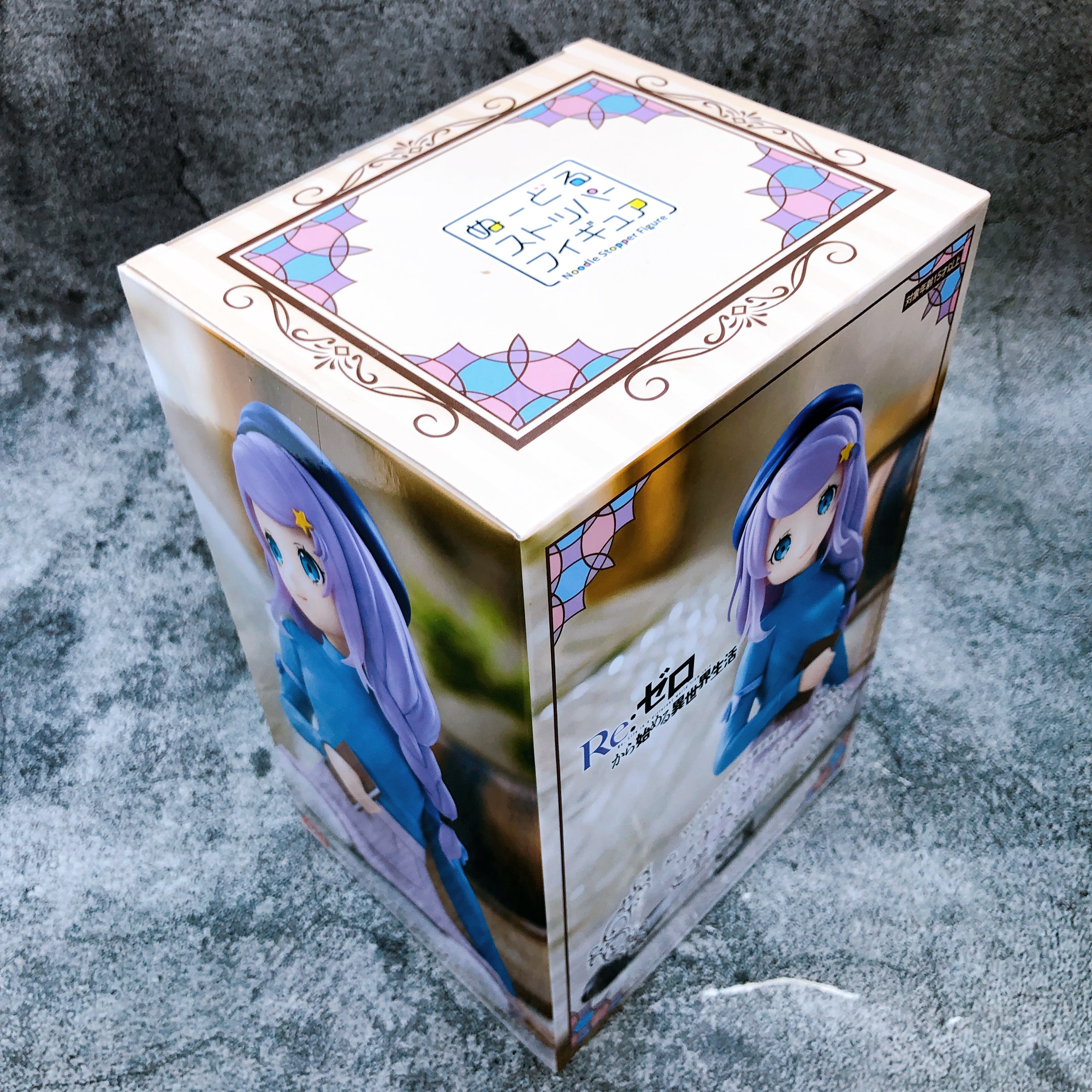 元 アナタシア りおん グッズ Re:Zero Anastasia Literary Style Noodle Stopper Figure FuRyu Japan NEW