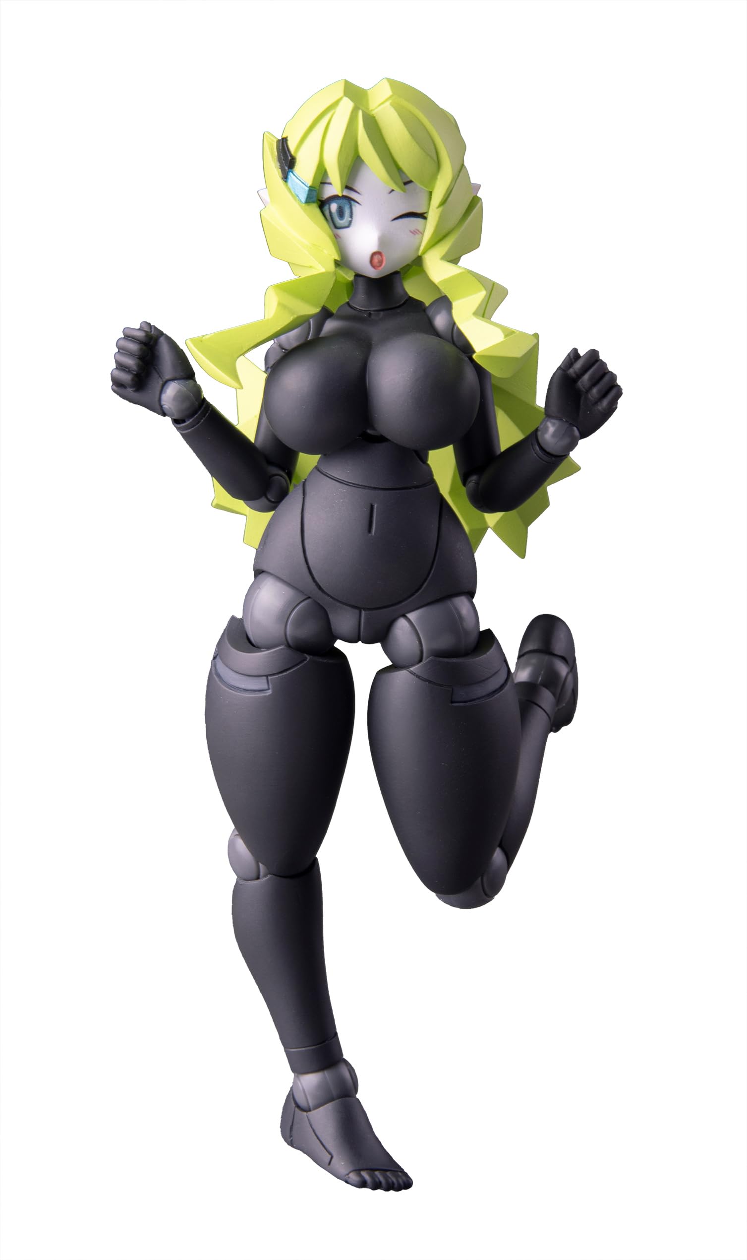 Polynian Fll Kelly Rania Black fresh Action Figure Daibadi Production Japan New