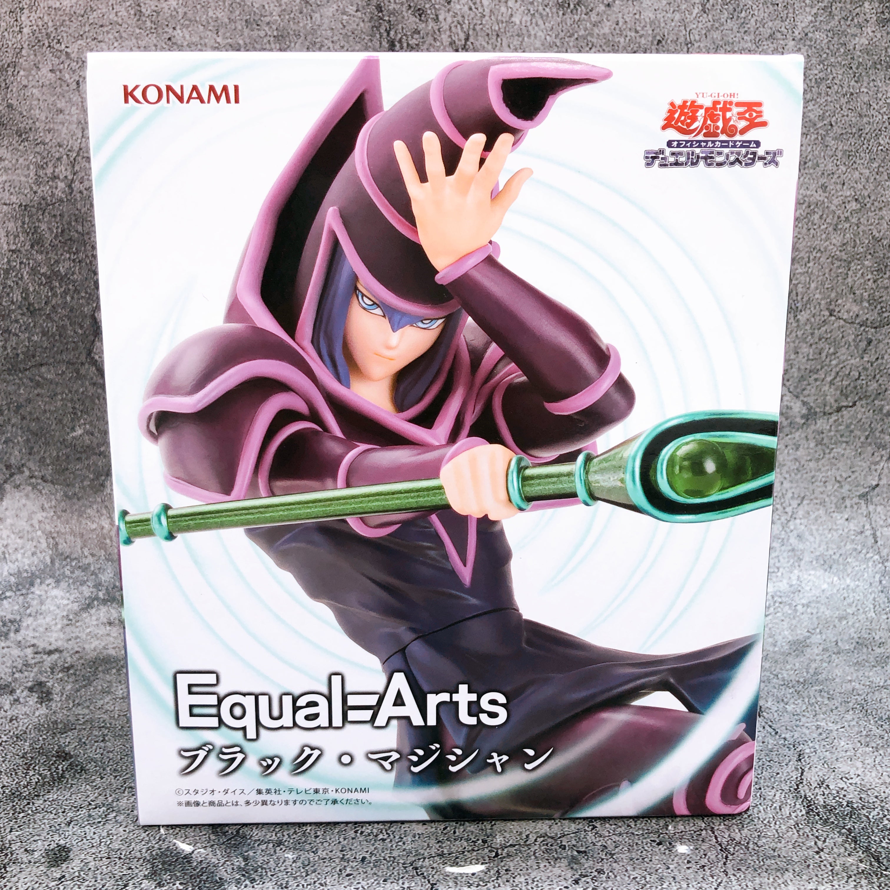 Yu-Gi-Oh Duel Monsters Dark Magician Equal Arts KONAMI Prize PVC Figure NEW