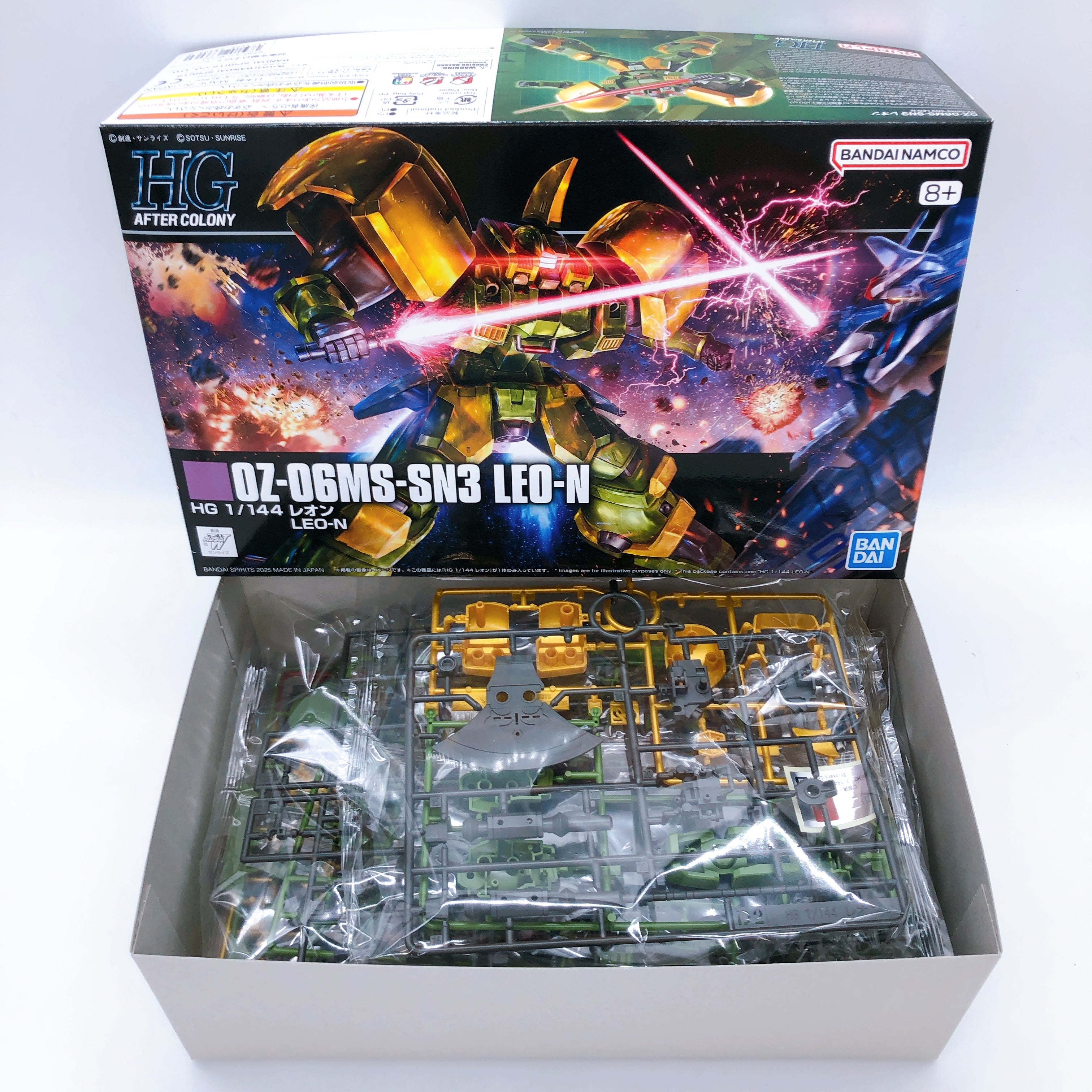 HG 1/144 LEO-N OZ-06MS-SN3 Gundam W G-Unit Model Kit Gunpla Bandai Japan New