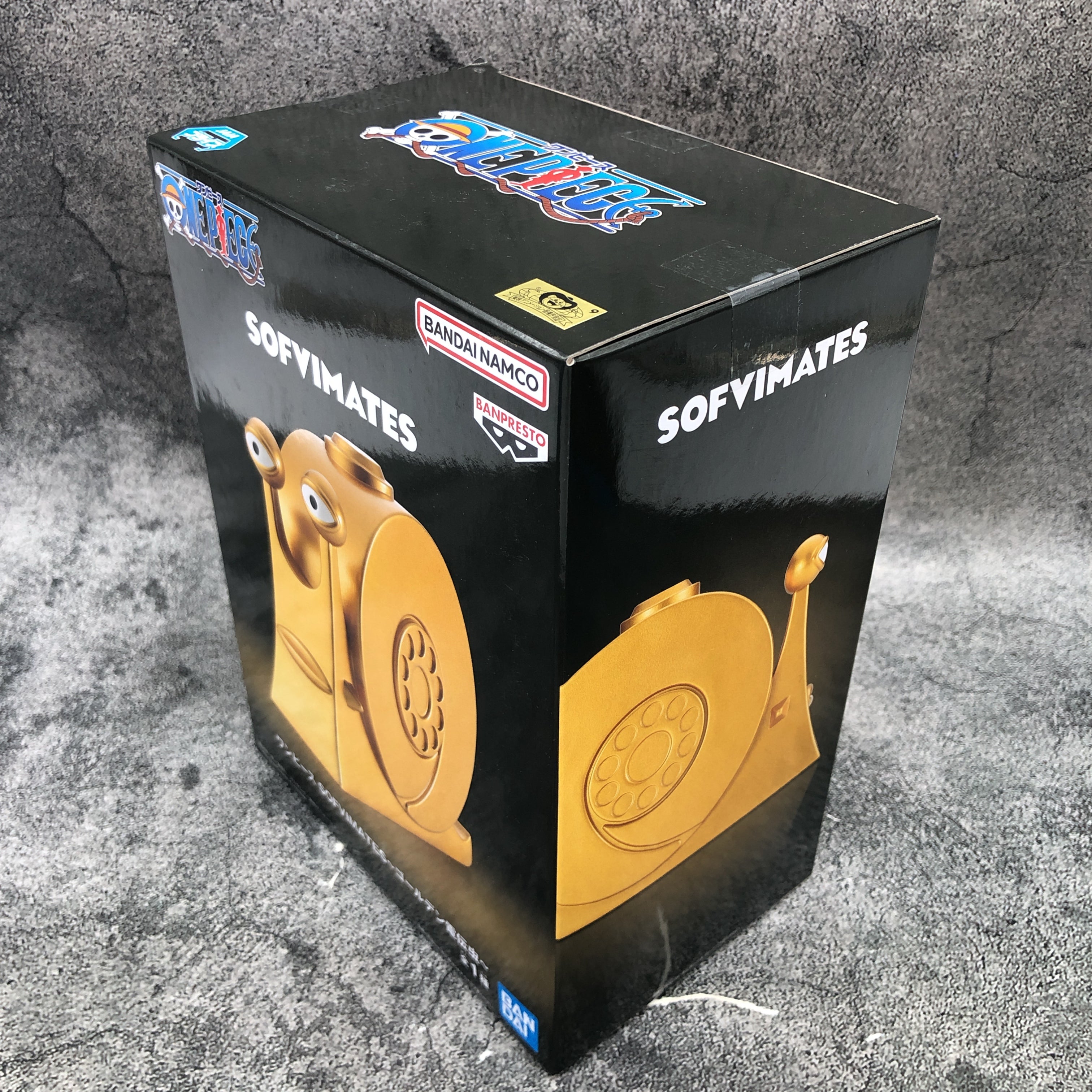 ONE PIECE Golden Den Den Mushi Figure SOFVIMATES BANPRESTO FASTSHIP Japan Sealed