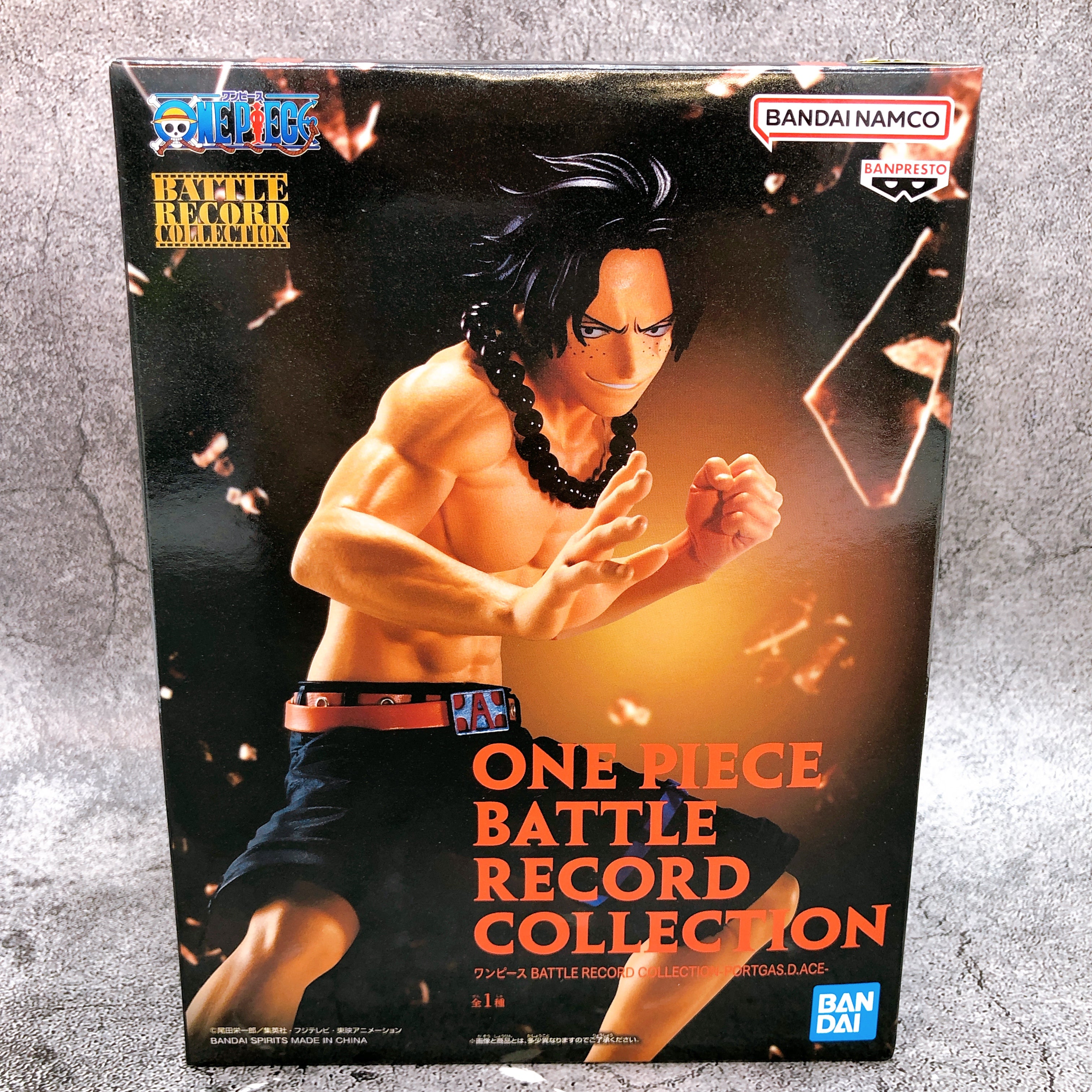 ONE PIECE Portgas D. Ace BATTLE RECORD COLLECTION Figure BANPRESTO NEW FASTSHIP