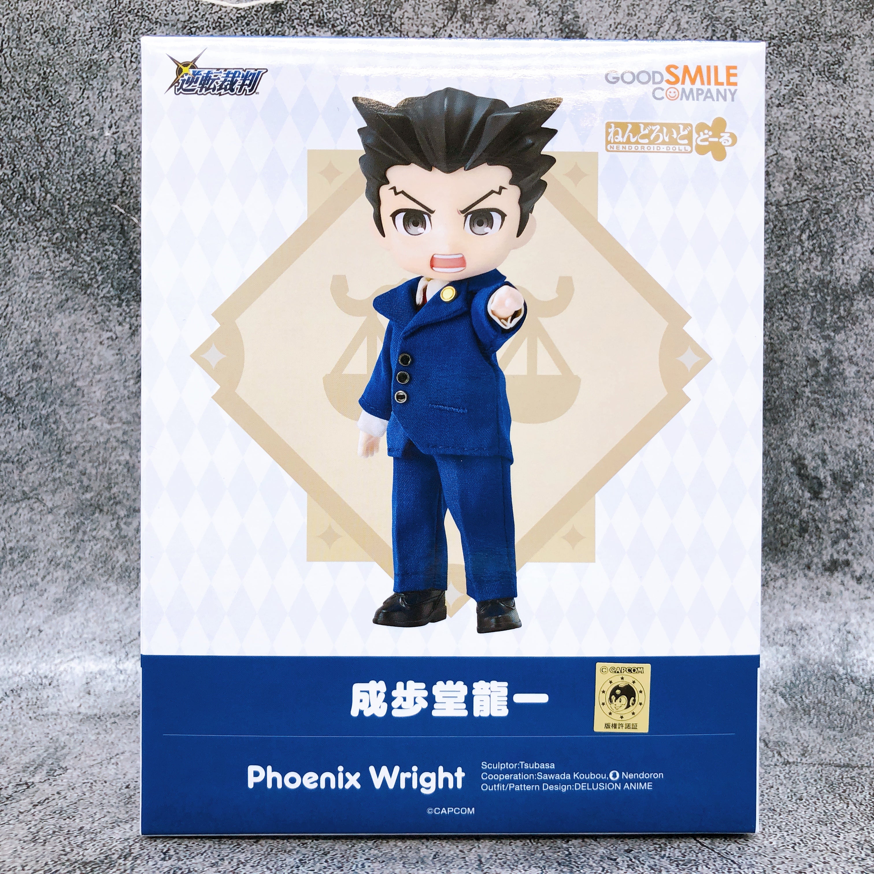 Ace Attorney Phoenix Wright Nendoroid Doll Action Figure Good Smile Japan Sealed
