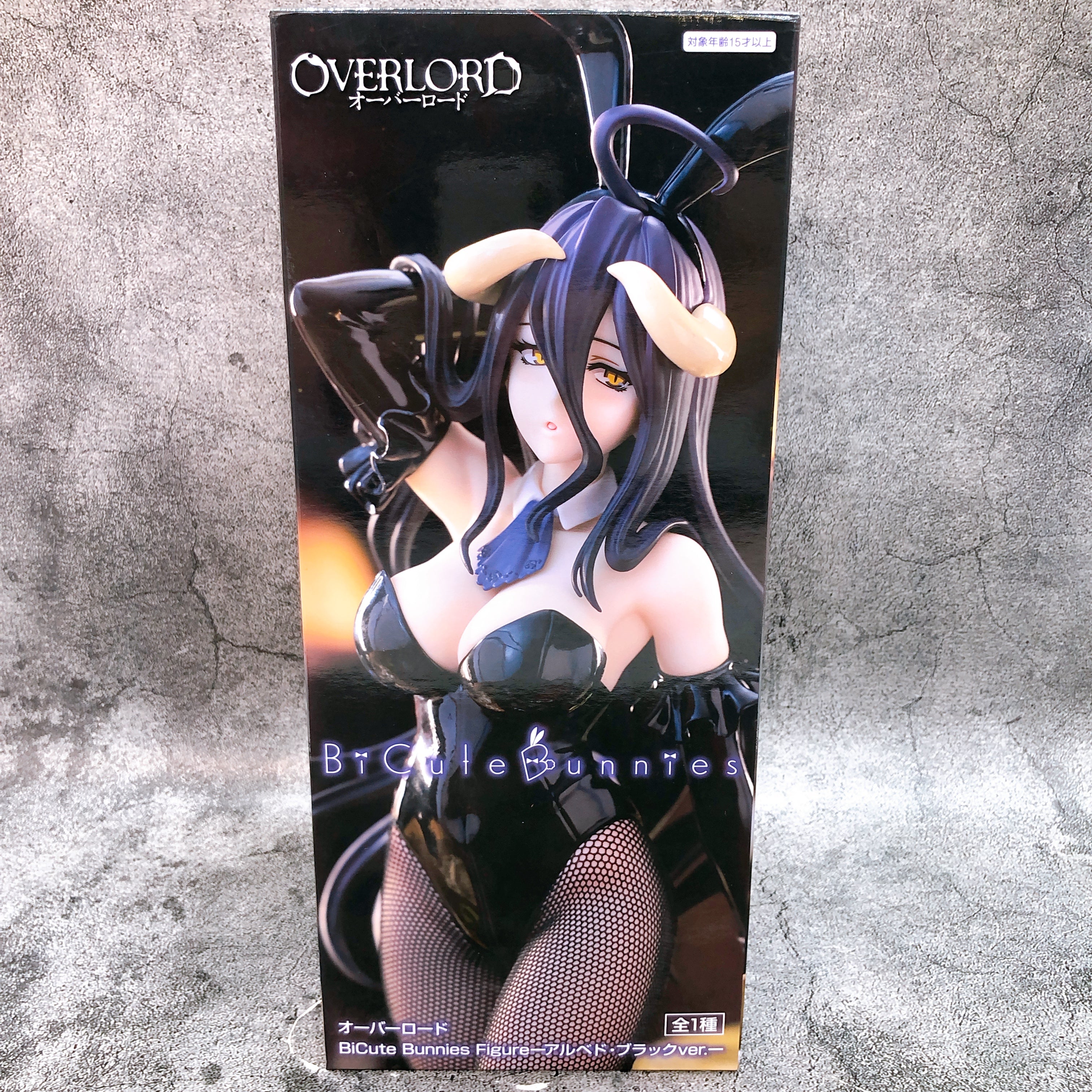 Overlord Albedo Black Ver. BiCute Bunnies Figure FuRyu Japan Sealed NEW FASTSHIP