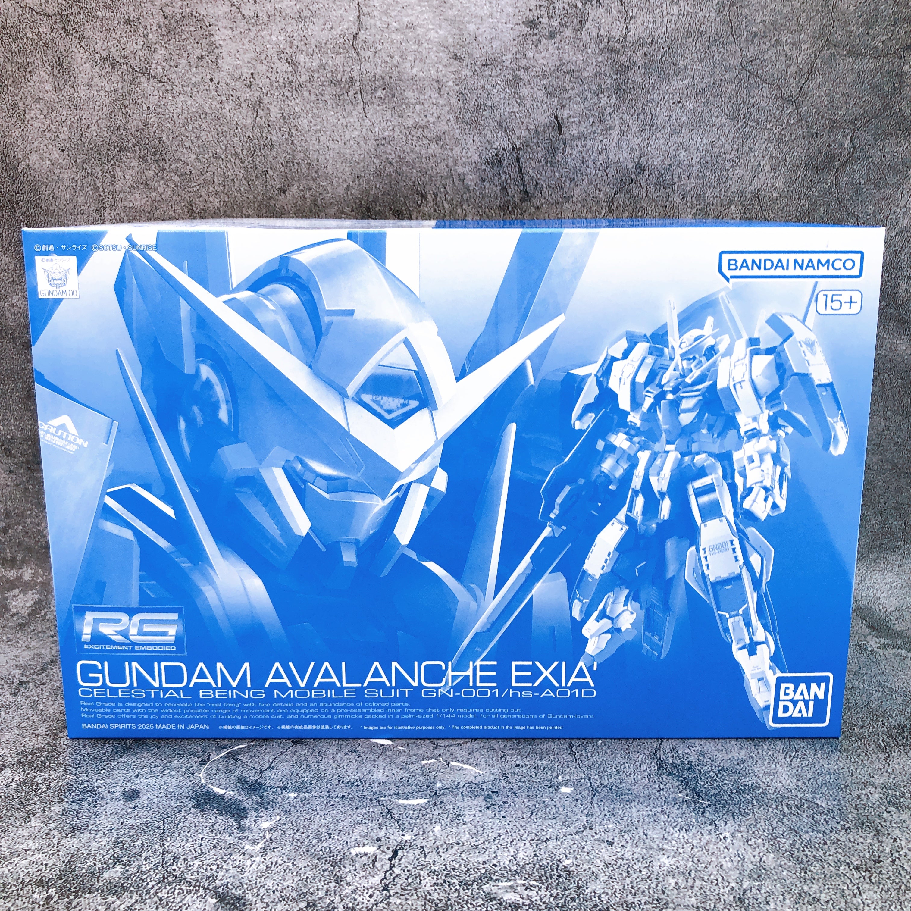 RG 1/144 Gundam Avalanche Exia Dash Gundam 00 Model Kit Premium Bandai Japan NEW