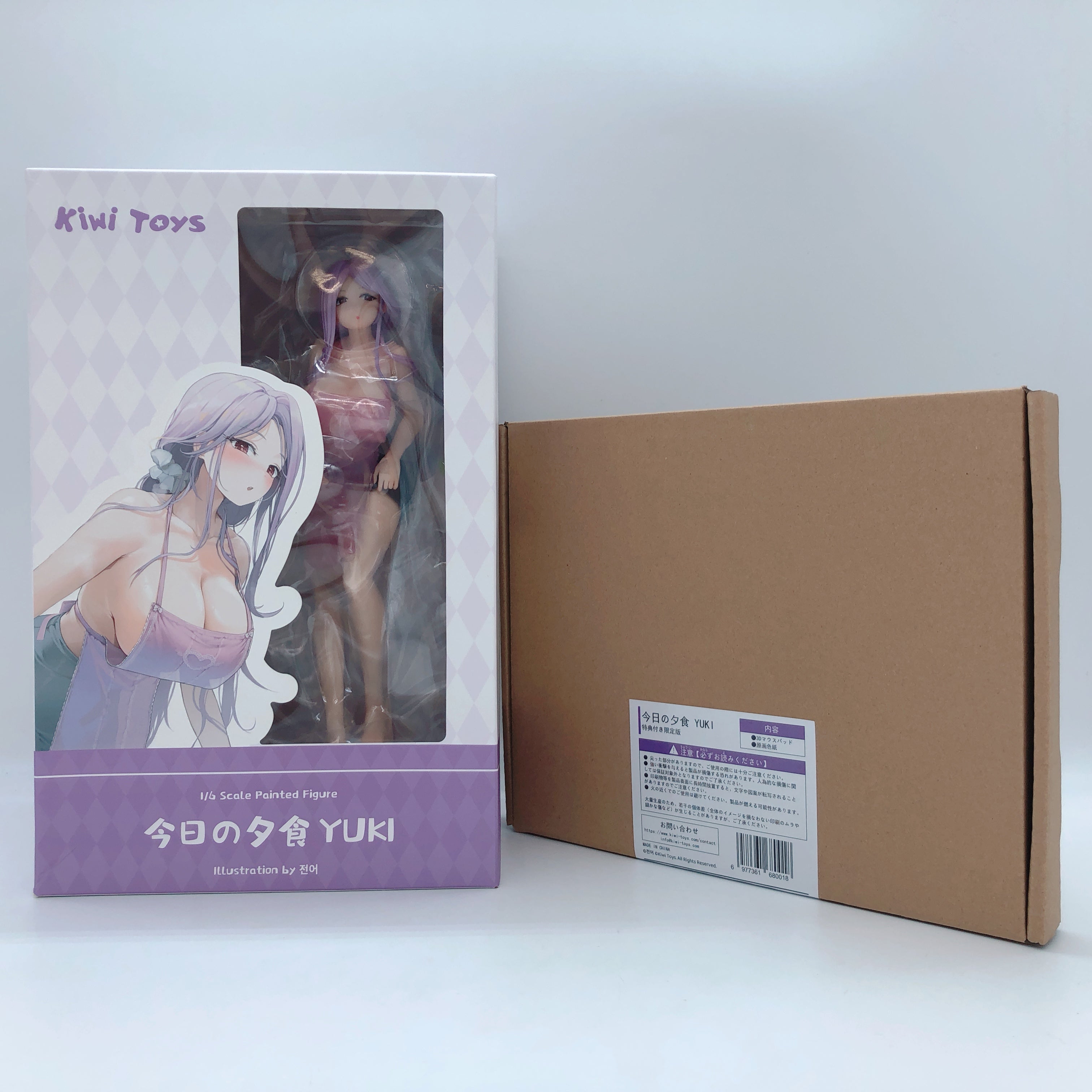 (w/Bonus) Kiwi Toys Kyou no Yuushoku YUKI 1/6 Scale PVC Figure NEW