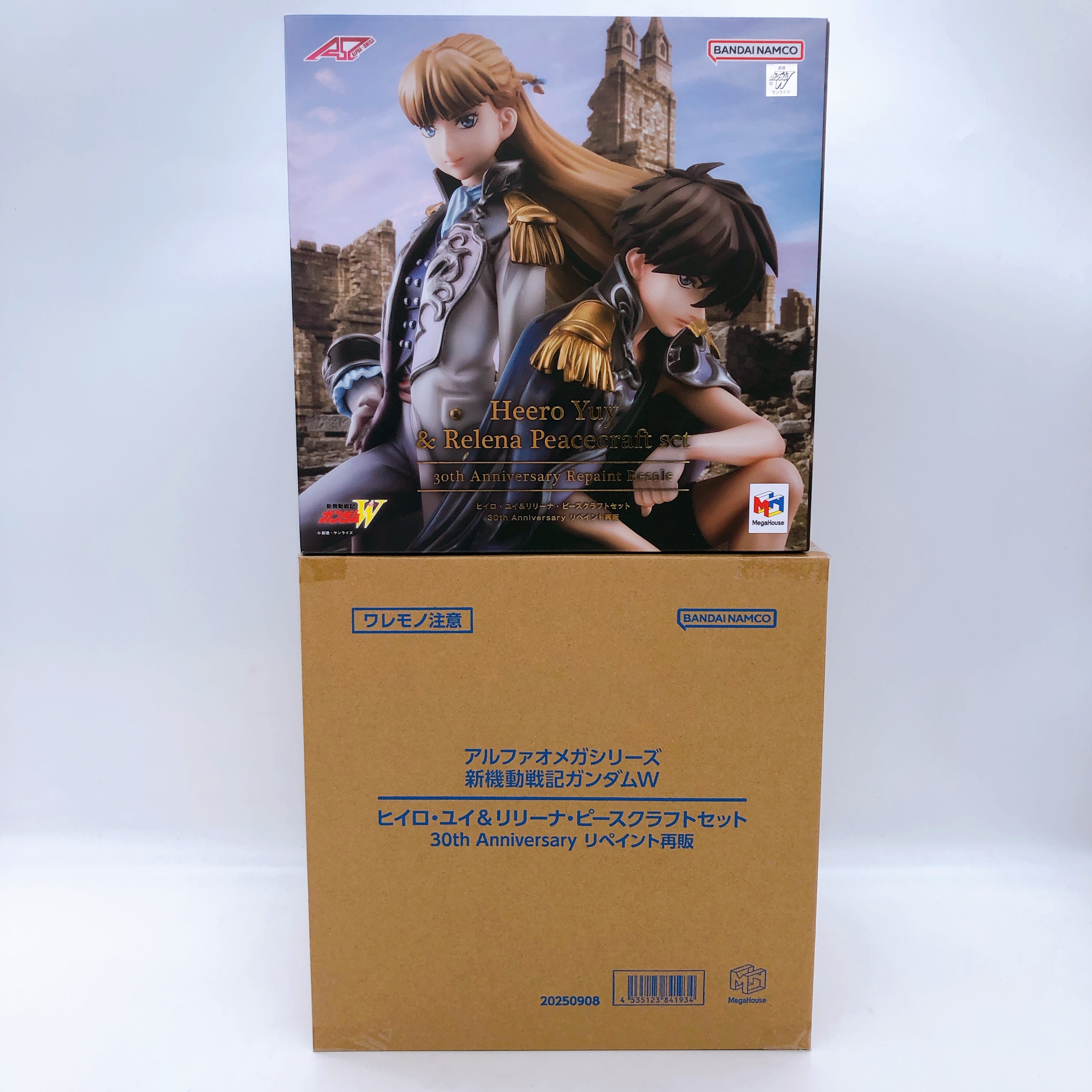 Gundam W Heero Yui & Relena Peacecraft 30th Figure Repaint Resale MegaHouse