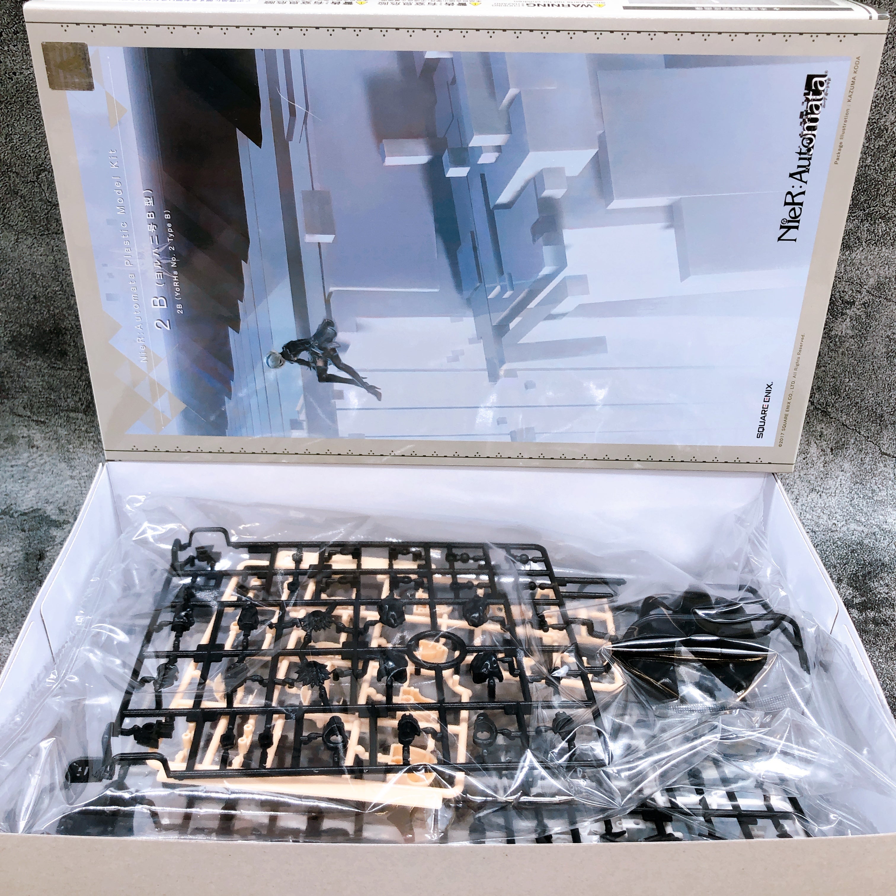 NieR:Automata 2B YoRHa No.2 Type B Full Action Model Kit Square Enix Japan NEW