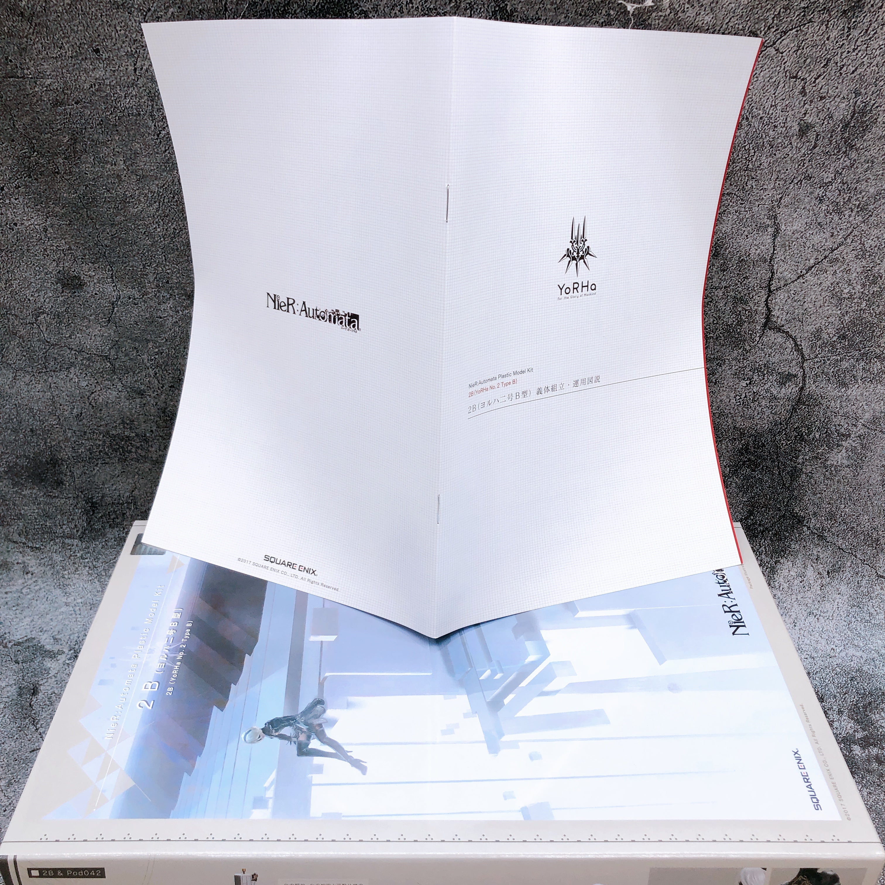 NieR:Automata 2B YoRHa No.2 Type B Full Action Model Kit Square Enix Japan NEW