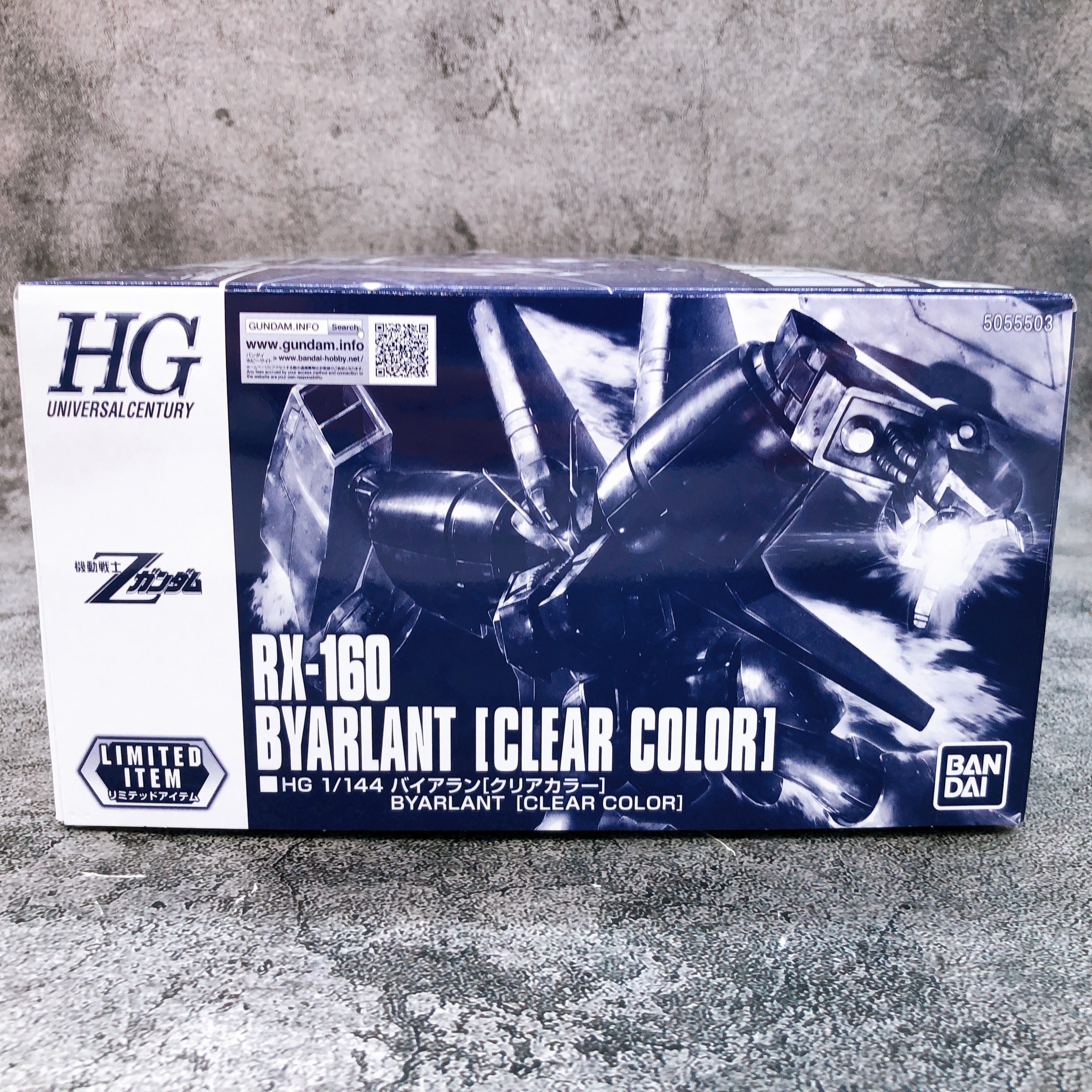 HG 1/144 Byarlant Clear Color RX-160 Limited Model Kit Bandai Japan NEW FASTSHIP