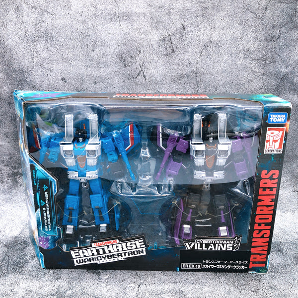 Transformers Skywarp & Thundercracker Earthrise ER 16-EX Figure Takara