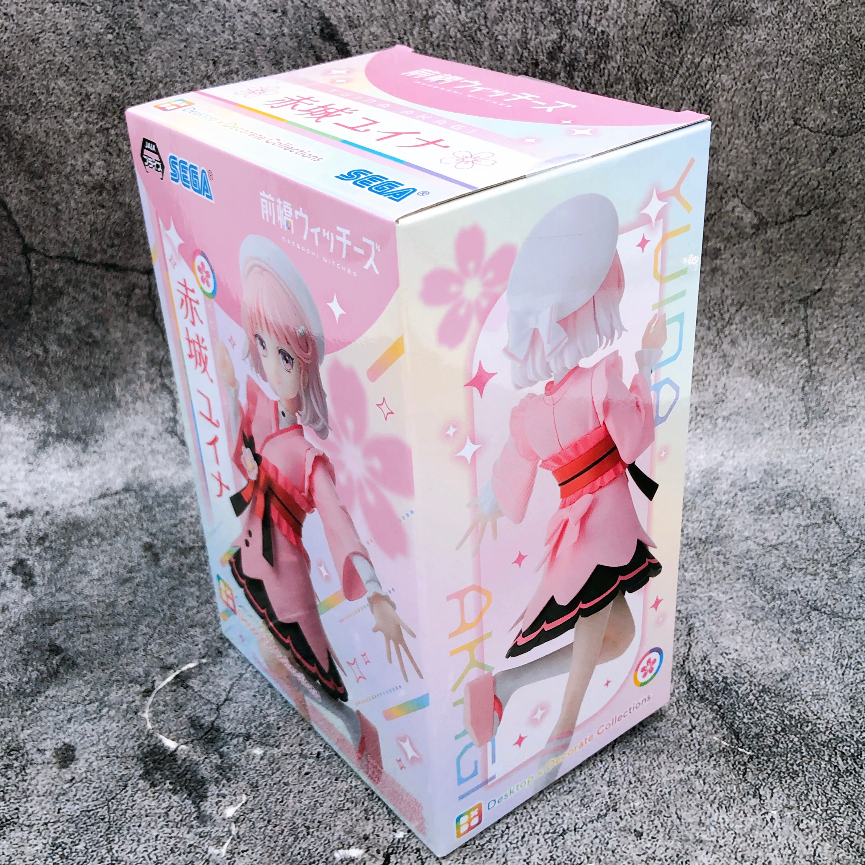 Maebashi Witches Yuina Akagi Desktop Decorate Collections Figure SEGA