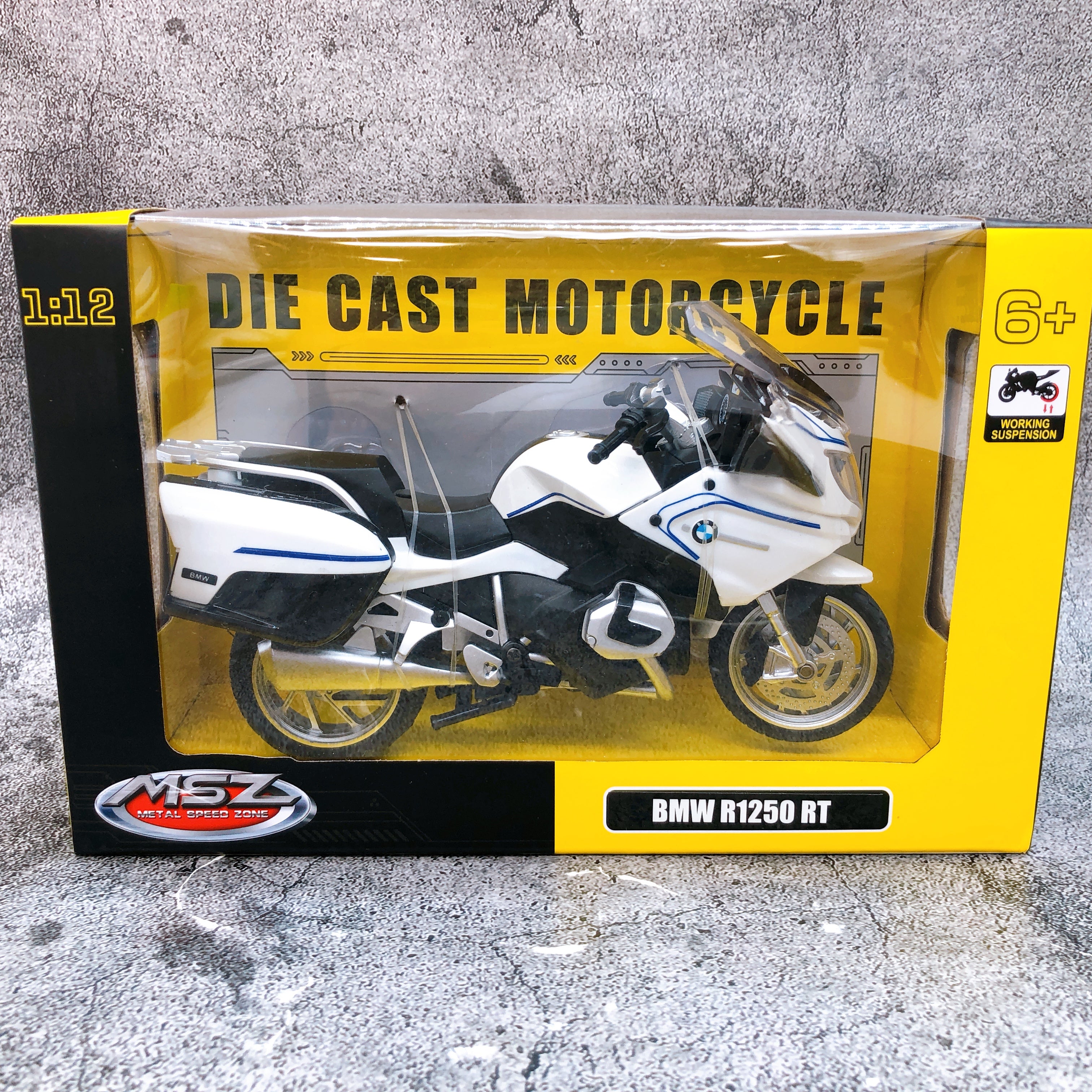 Metal Speed Zone BMW R1250 RT Motor Bike Motorcycle 1/12 Diecast Figure MSZ NEW