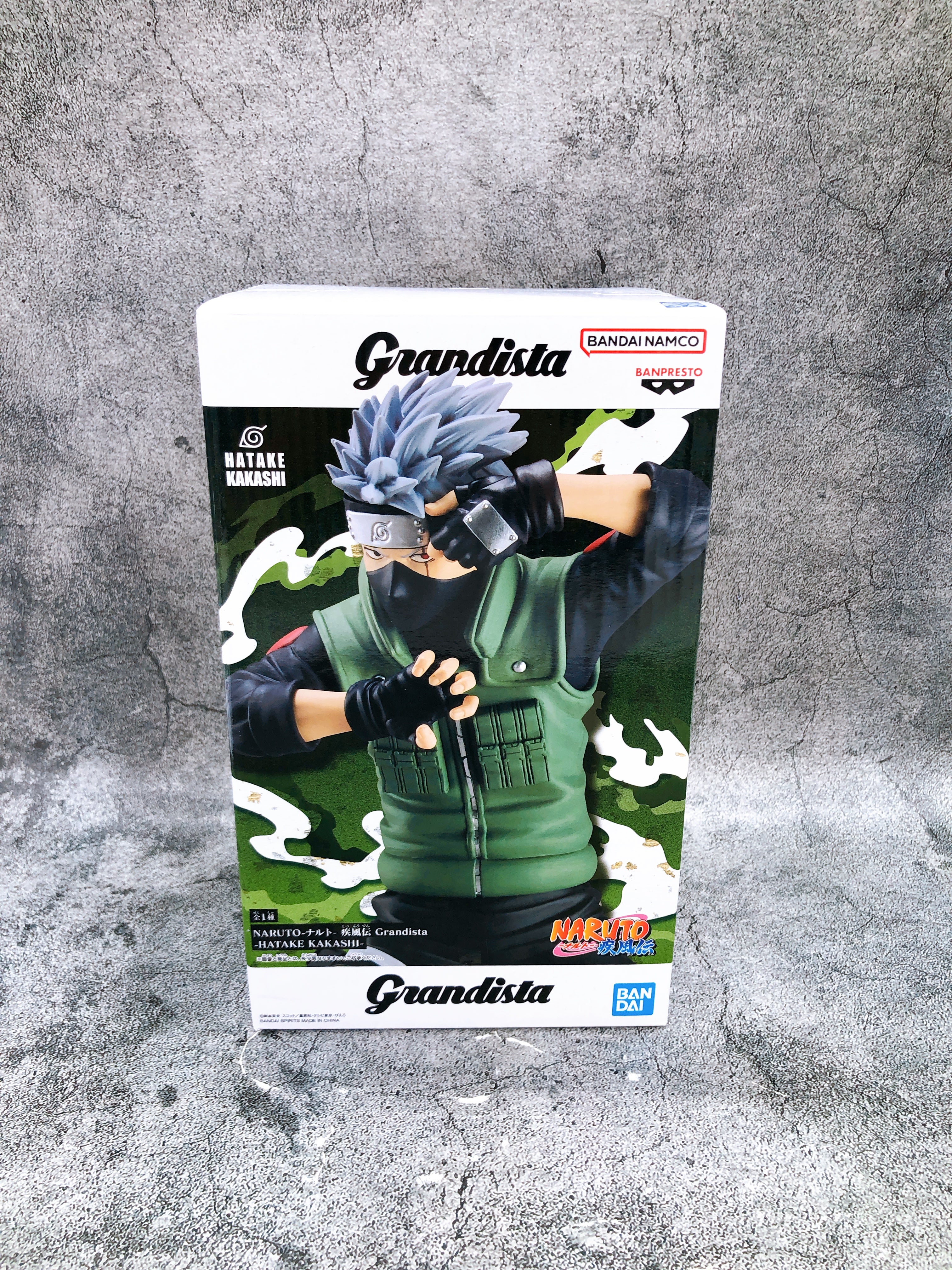 Naruto Shippuden Kakashi Hatake Fugure Grandista BANPRESTO Japan Sealed NEW