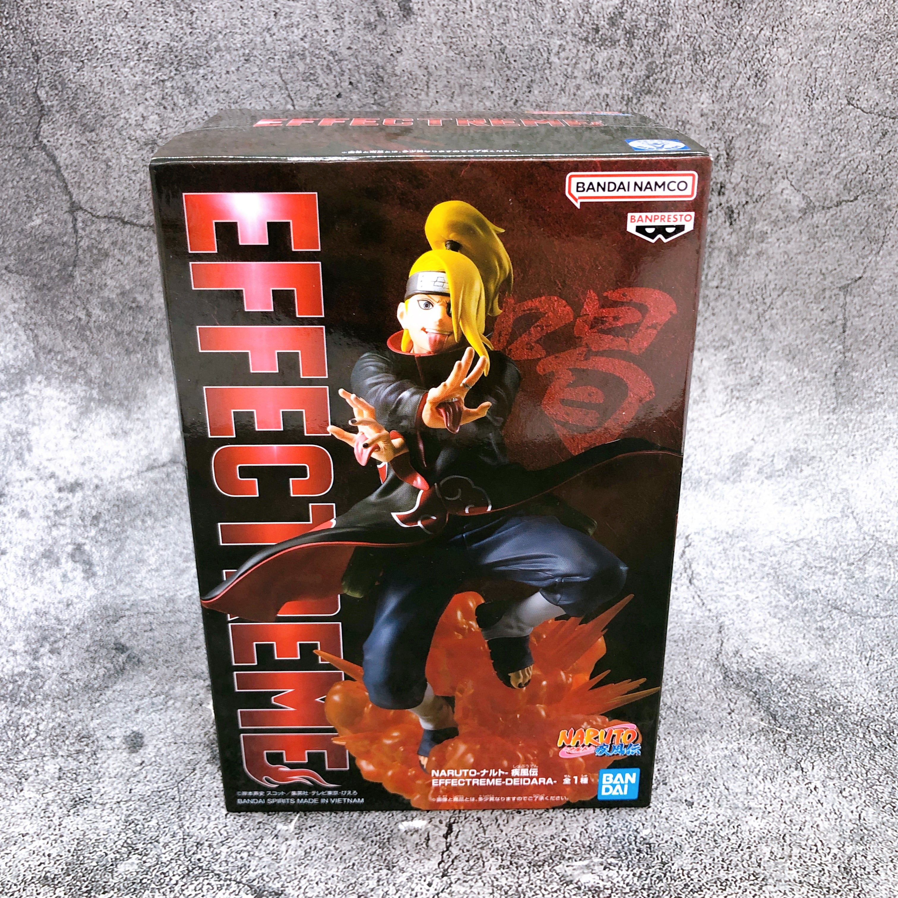 Naruto Shippuden Deidara EFFECTREME BANPRESTO Japan Sealed FASTSHIP NEW