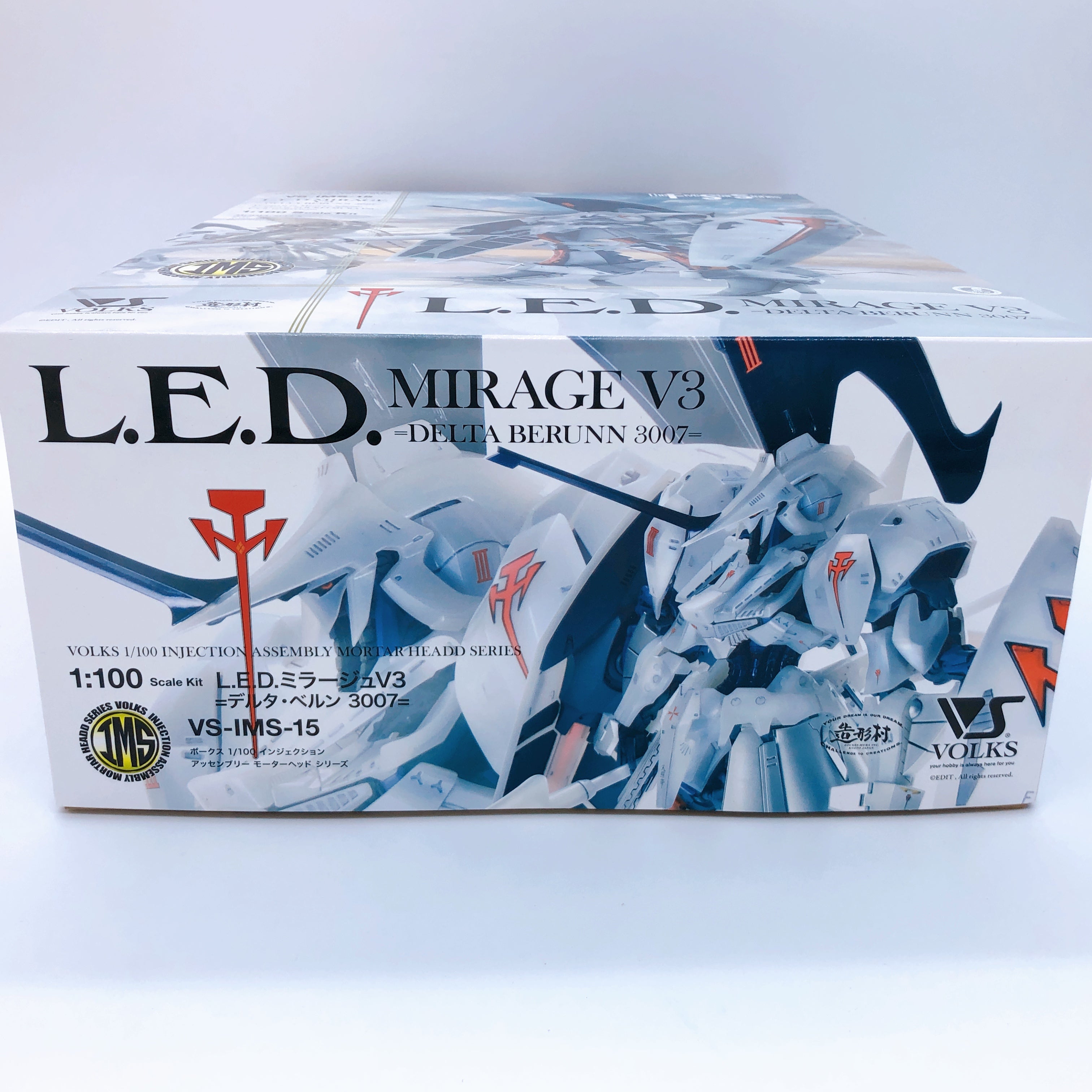 VOLKS IMS L.E.D. Mirage V3 Delta Berunn 3007 Five Star Stories 1/100 Kit NEW