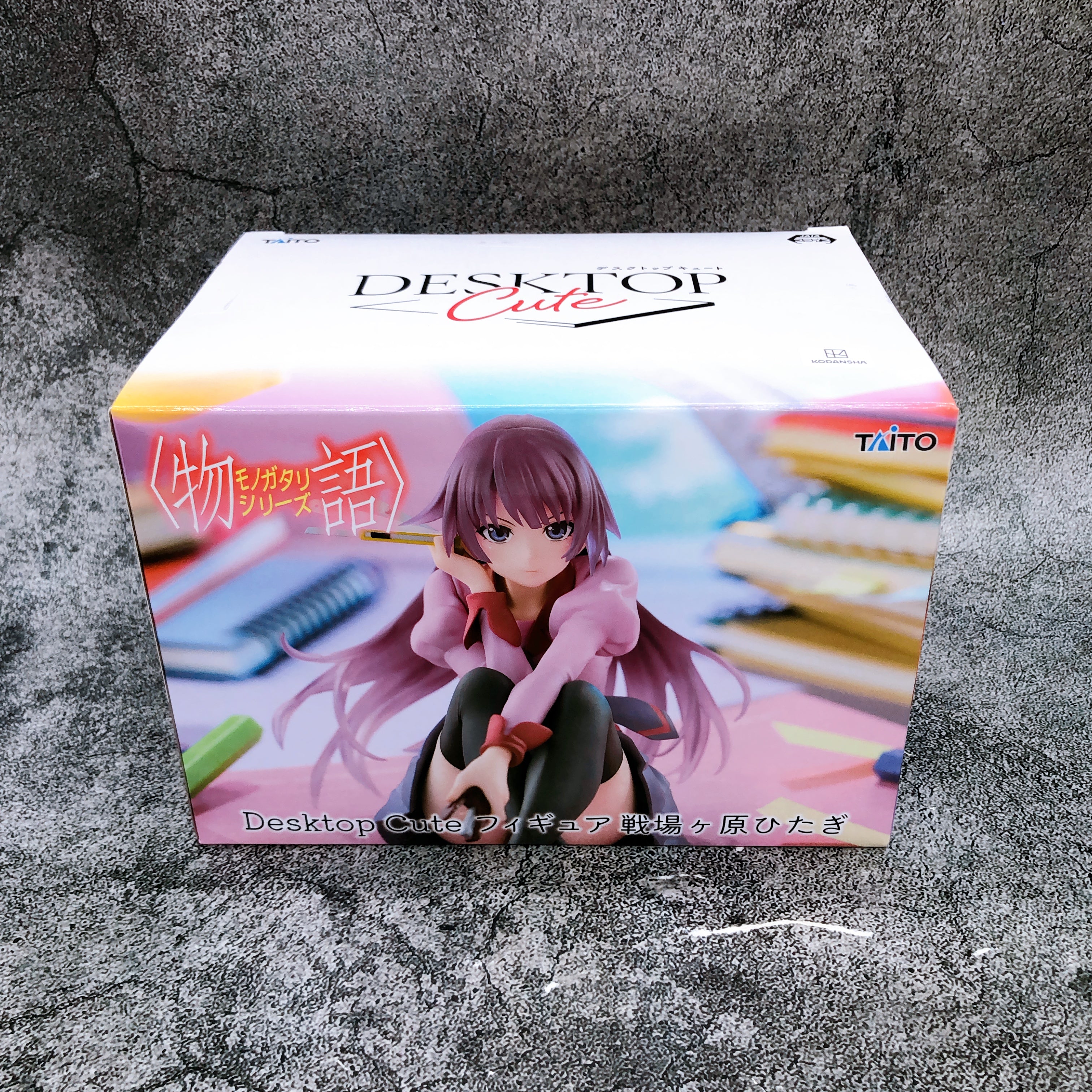 Monogatari Series Hitagi Senjougahara Desktop Cute Figure Taito Japan Sealed
