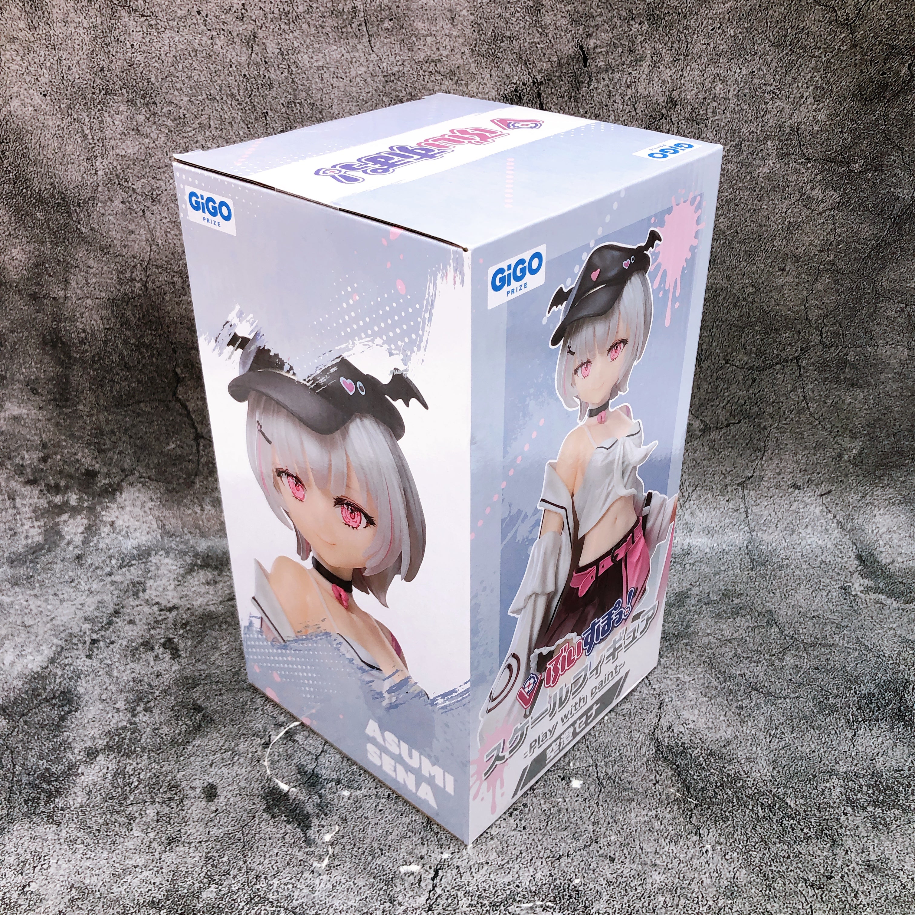 VSPO! Asumi Sena Scale Figure Play with paint GiGO Japan Sealed NEW