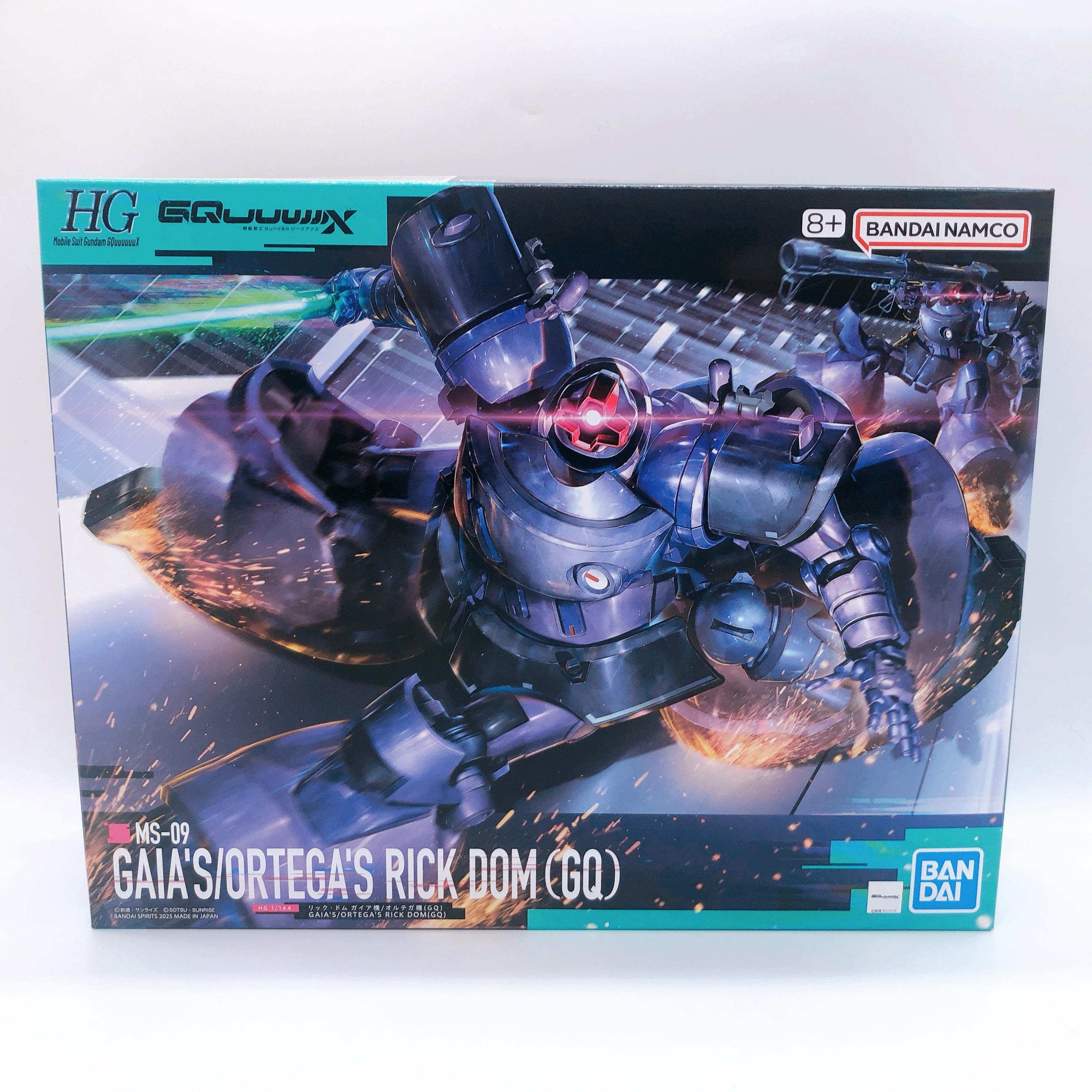 HG 1/144 Gaia's/Ortega's Rick Dom GQ Gundam GQuuuuuuX Model Kit Bandai Japan NEW