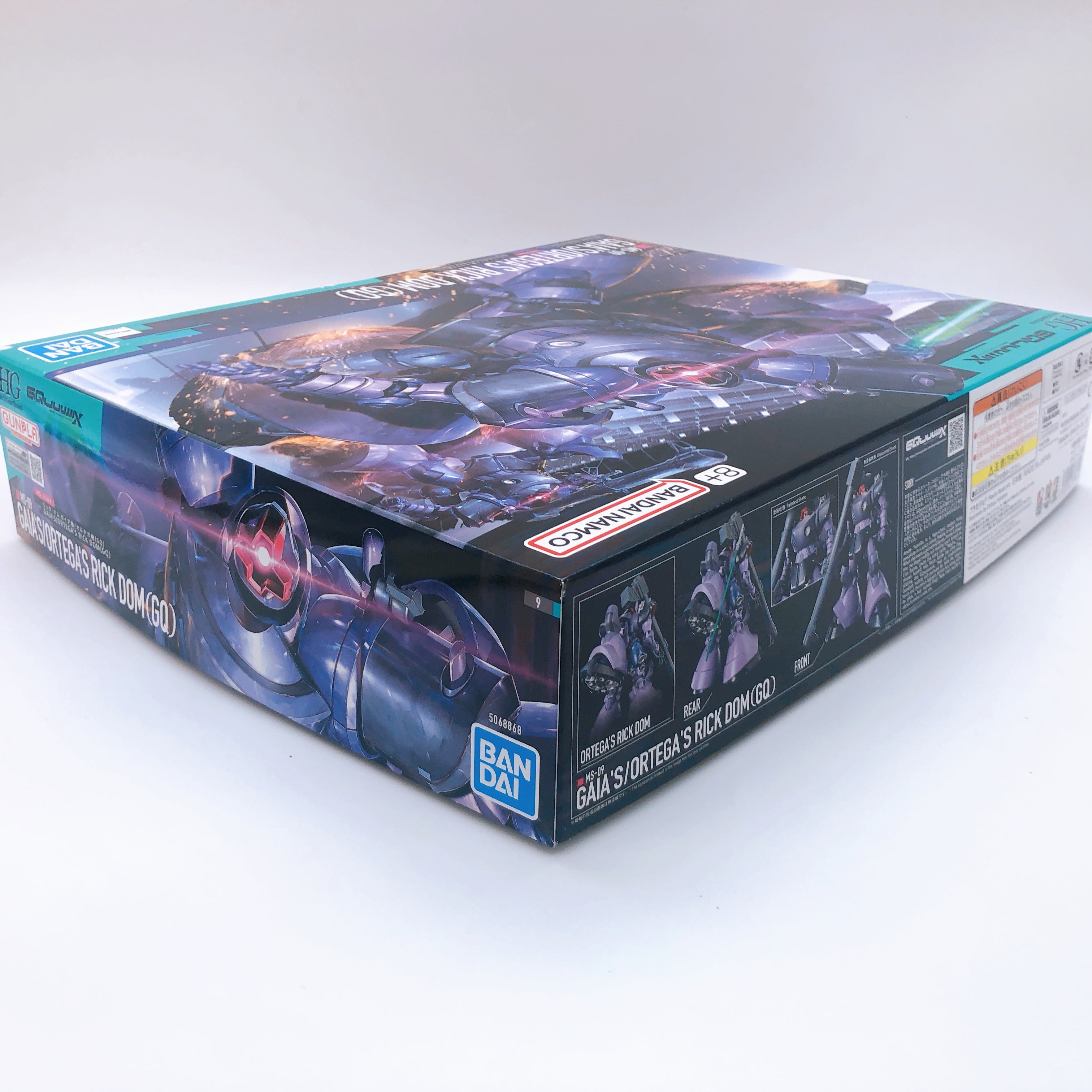 HG 1/144 Gaia's/Ortega's Rick Dom GQ Gundam GQuuuuuuX Model Kit Bandai Japan NEW