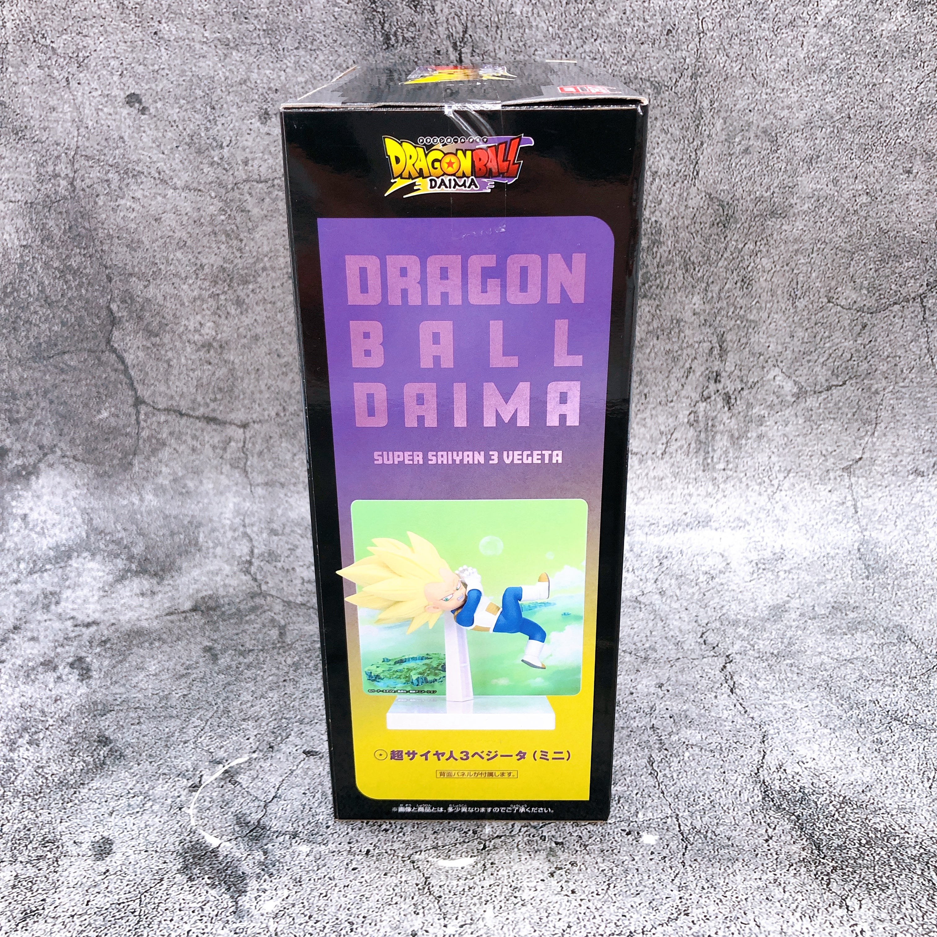 Dragon Ball DAIMA Super Saiyan3 Vegeta Mini Figure With Panel BANPRESTO NEW