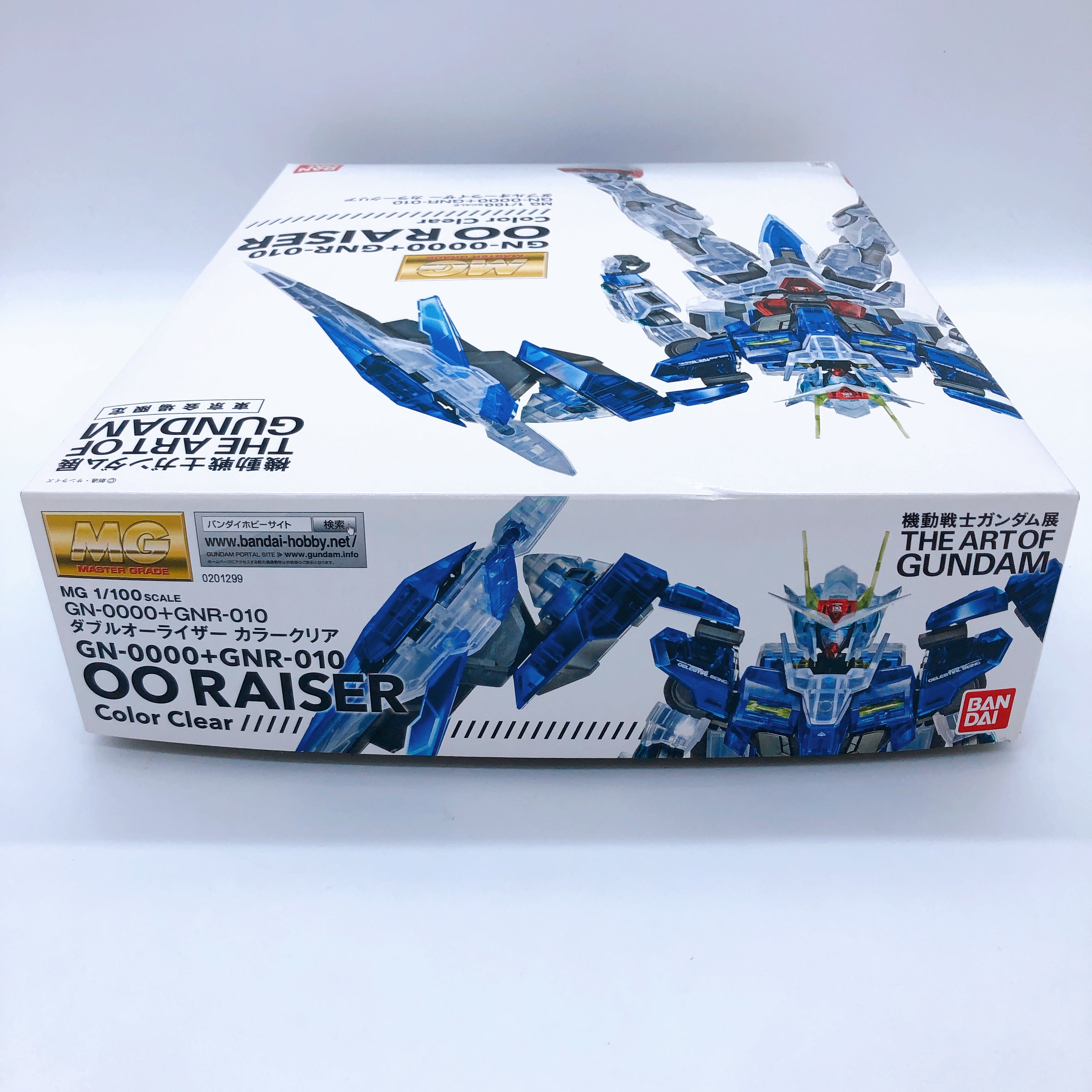 MG 1/100 00 Raiser Color Clear GN-0000+GNR-010 Gundam Model Kit Gunpla Japan NEW