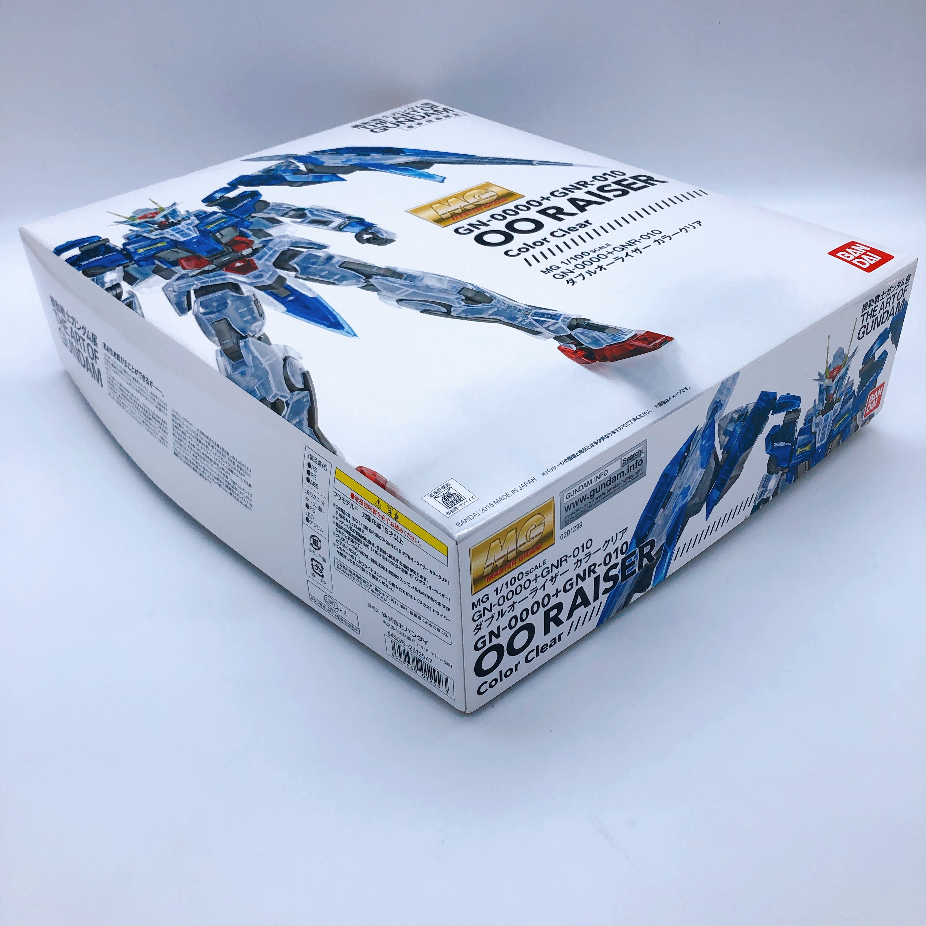 MG 1/100 00 Raiser Color Clear GN-0000+GNR-010 Gundam Model Kit Gunpla Japan NEW