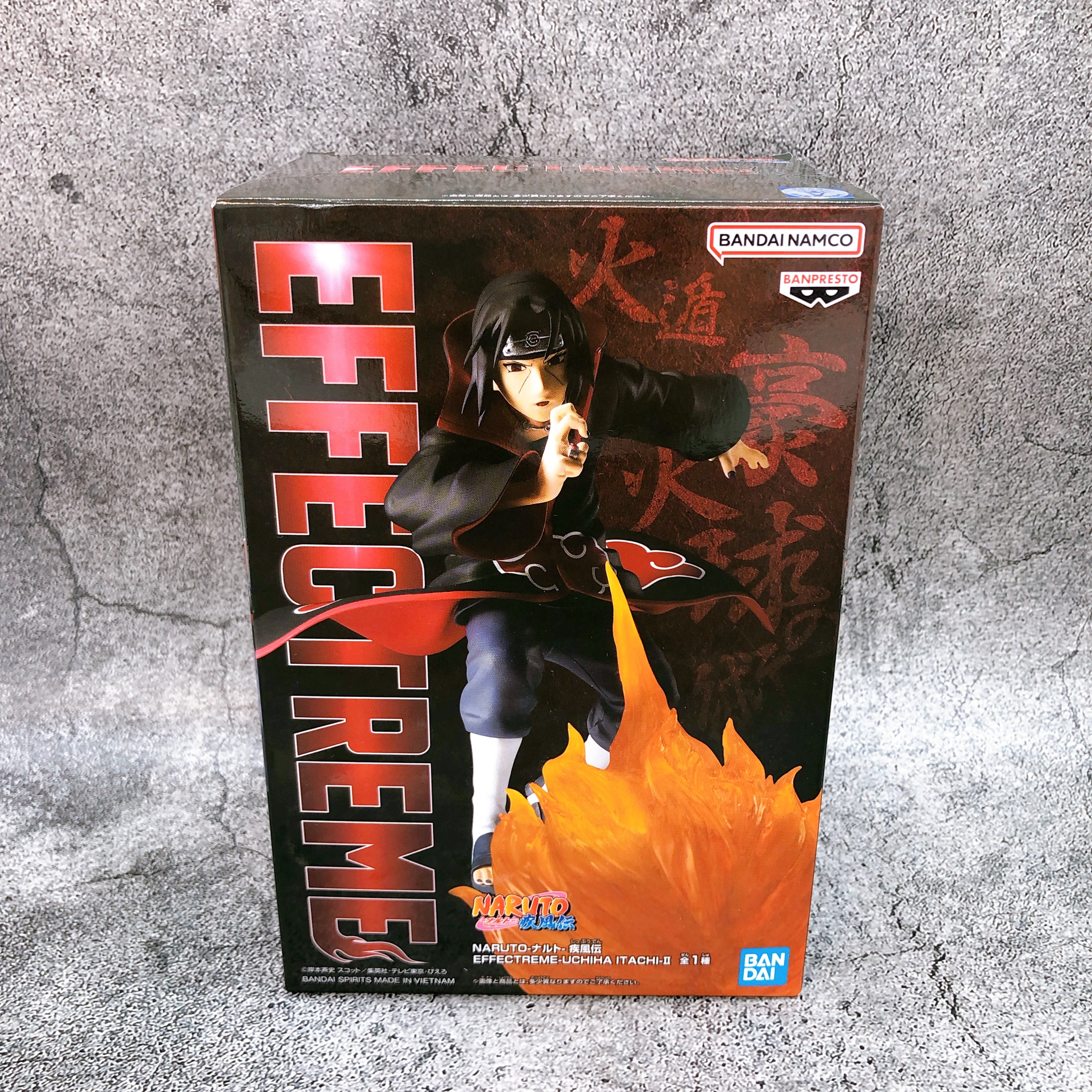 Naruto Shippuden Itachi Uchiha II EFFECTREME BANPRESTO Japan Sealed FASTSHIP NEW