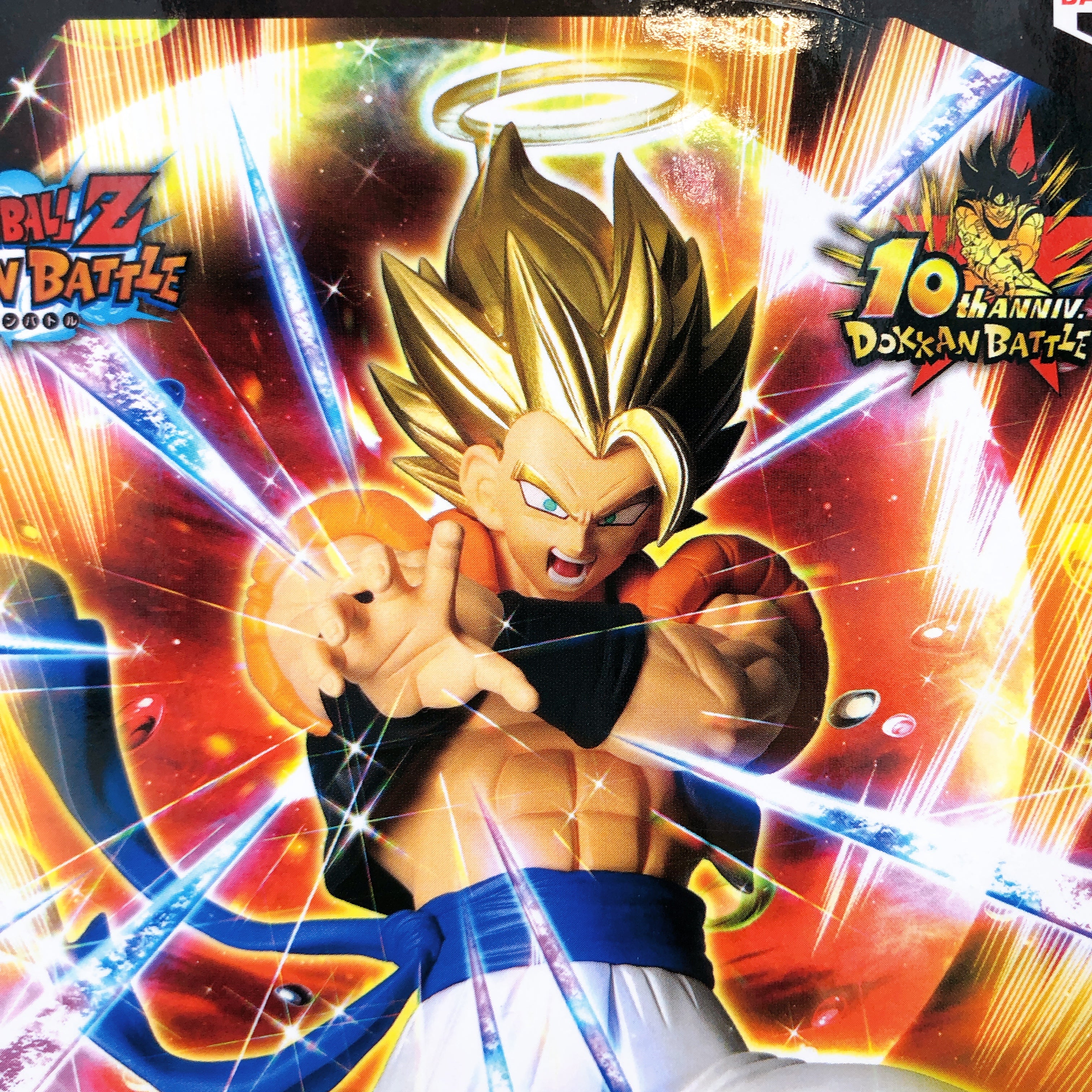 Dragon Ball Z Dokkan Battle Super Gogeta 10th Anniversary Figure BANPRESTO