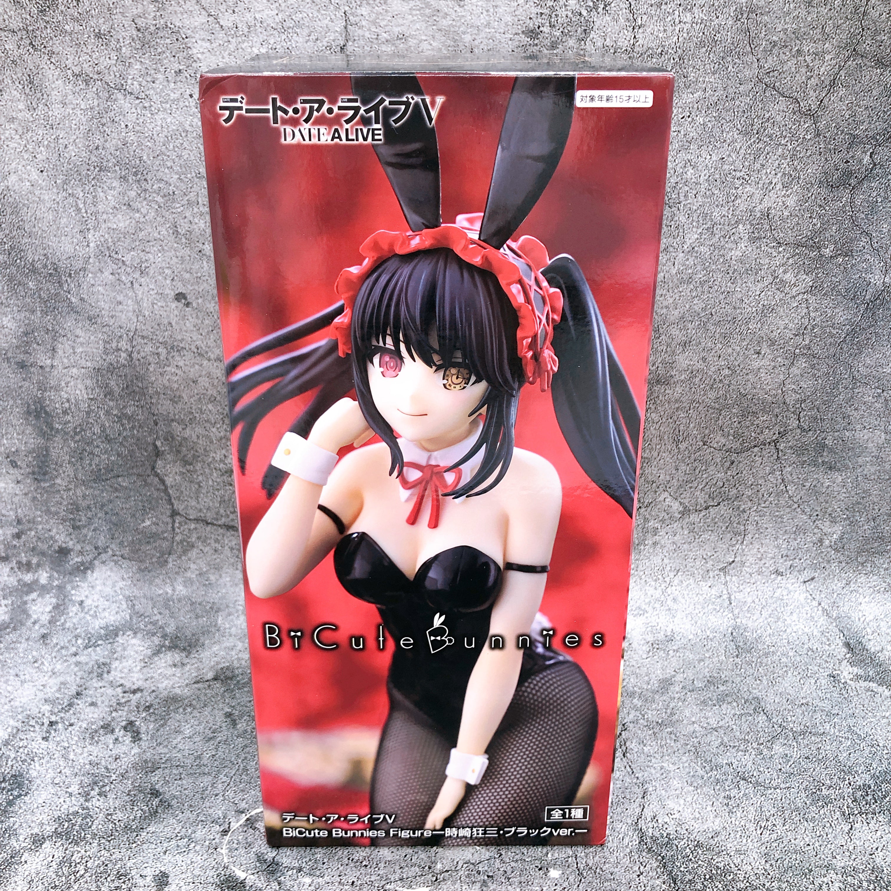 Date A Live V Kurumi Tokisaki Black ver BiCute Bunnies Figure FuRyu Japan Sealed