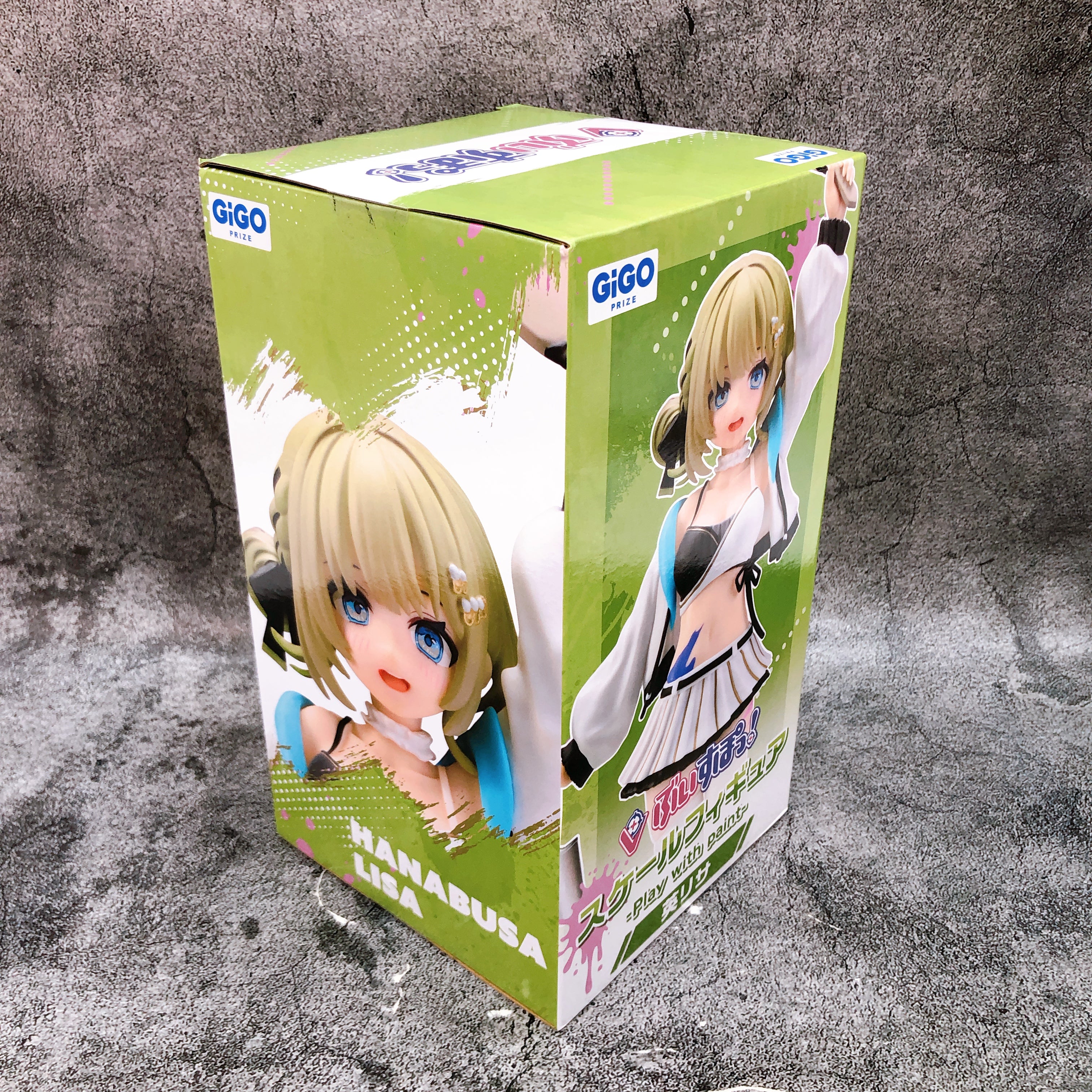 VSPO! Hanabusa Lisa Scale Figure Play with paint GiGO Japan Sealed NEW