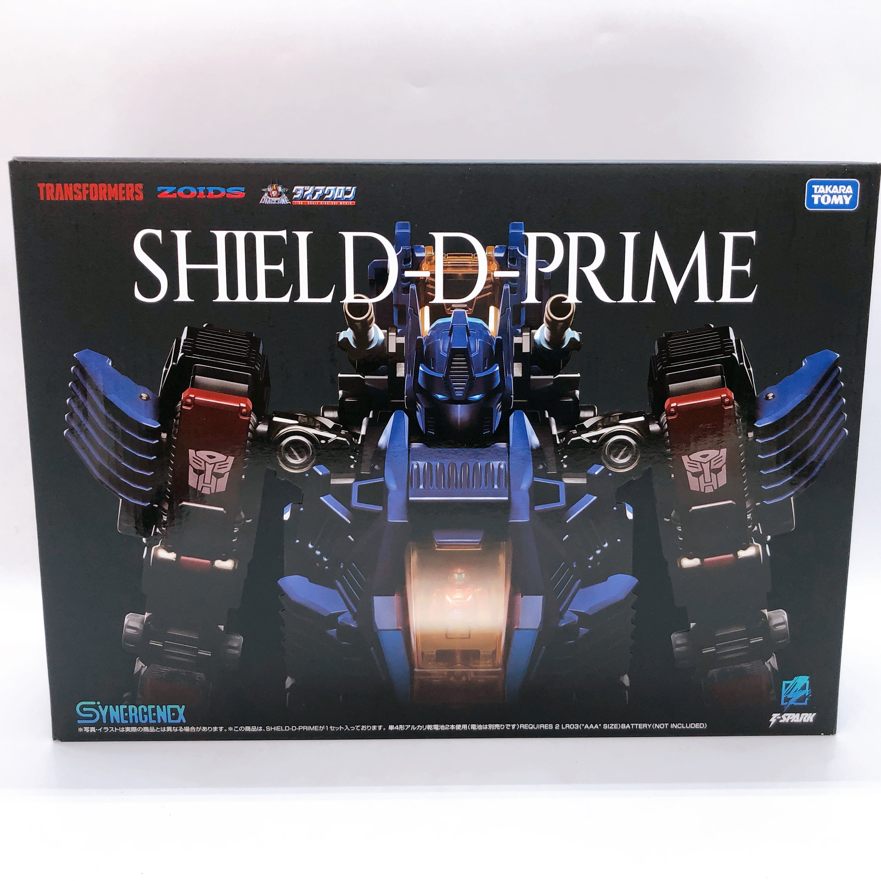 TRANSFORMERS ZOIDS DIACLONE SHIELD-D-PRIME SHIELD LIGER SYNERGENEX TAKARA TOMY