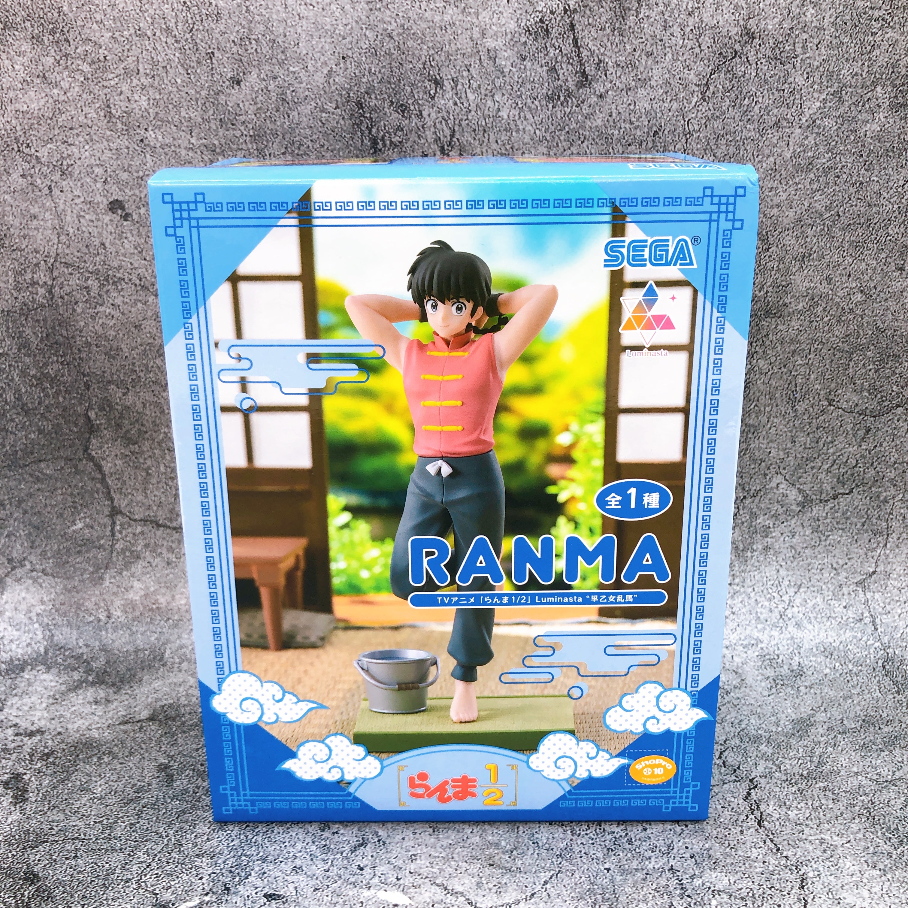 Ranma 1/2 Ranma Saotome Luminasta Figure SEGA Japan Sealed NEW