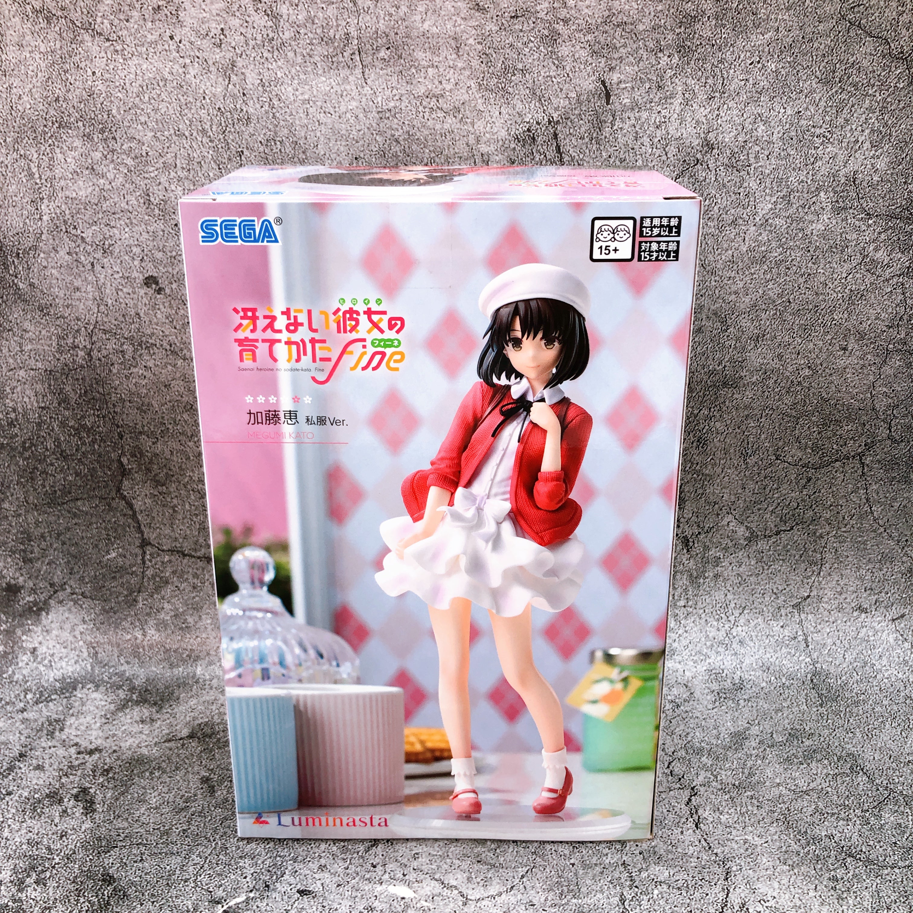 Saekano Megumi Kato Casual Wear ver. Luminasta Figure SEGA Japan Sealed