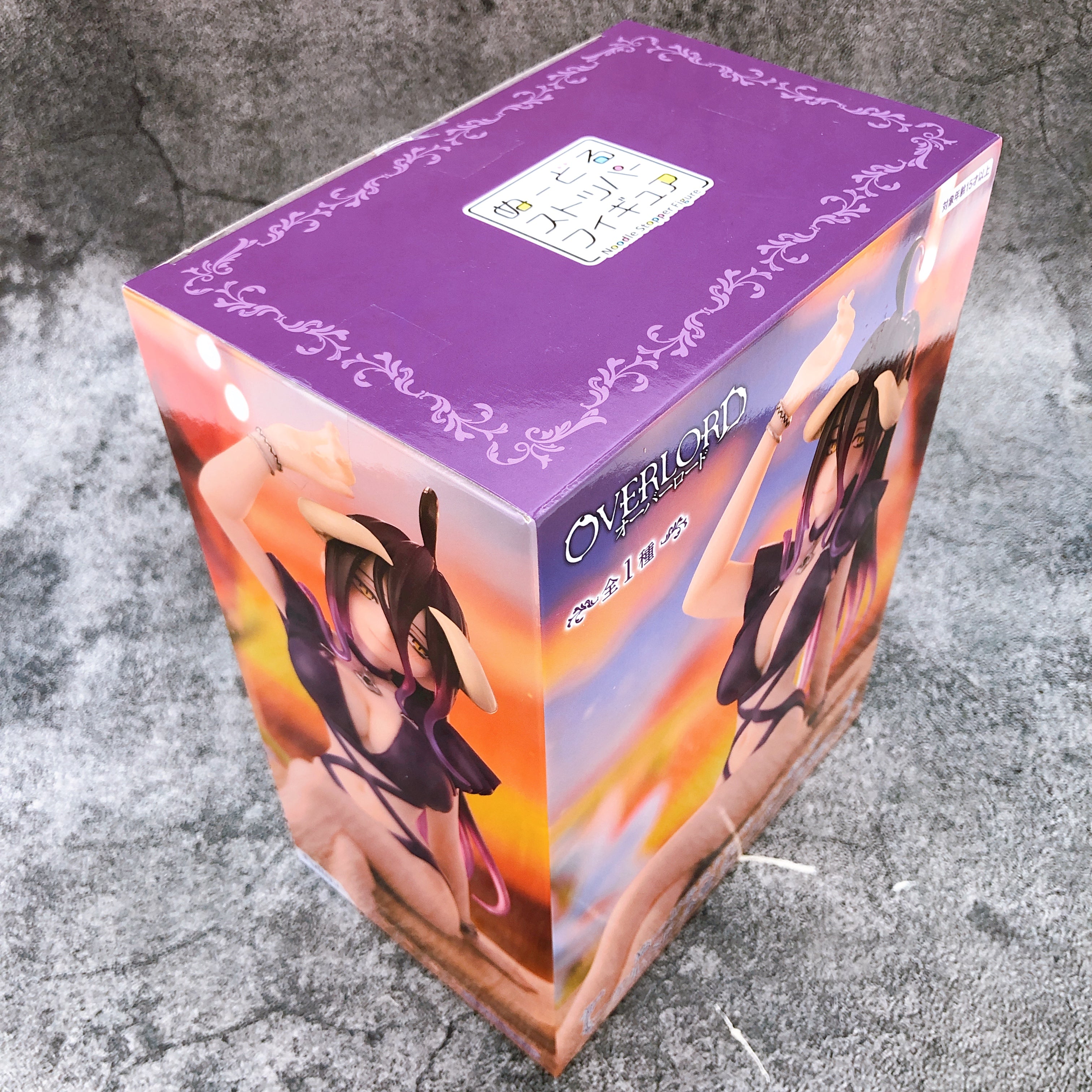 Overlord Albedo Swimsuit Dark Purple ver. Noodle Stopper Figure FuRyu