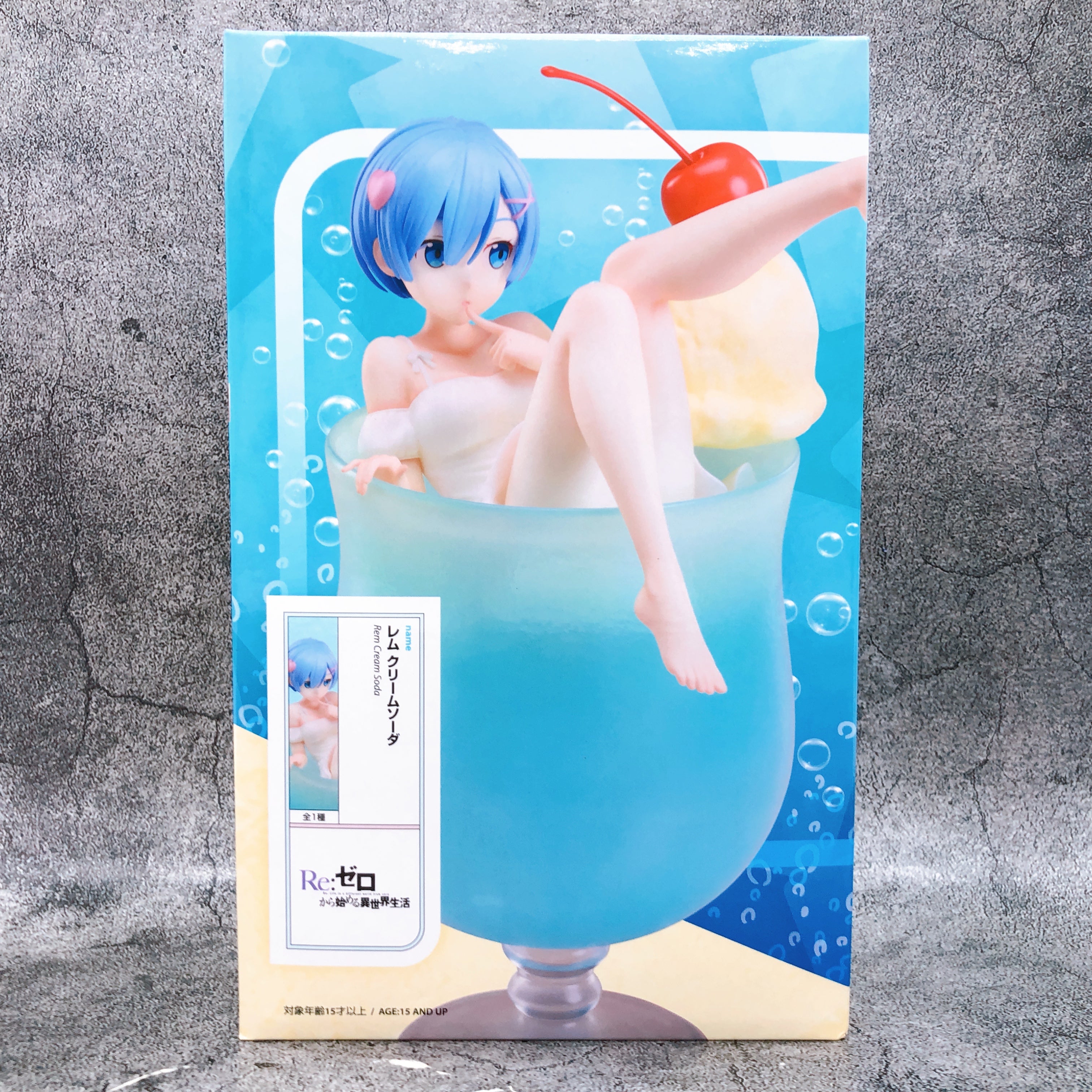 Re:Zero Rem Cream Soda Figure elcoco Japan Sealed FASTSHIP NEW
