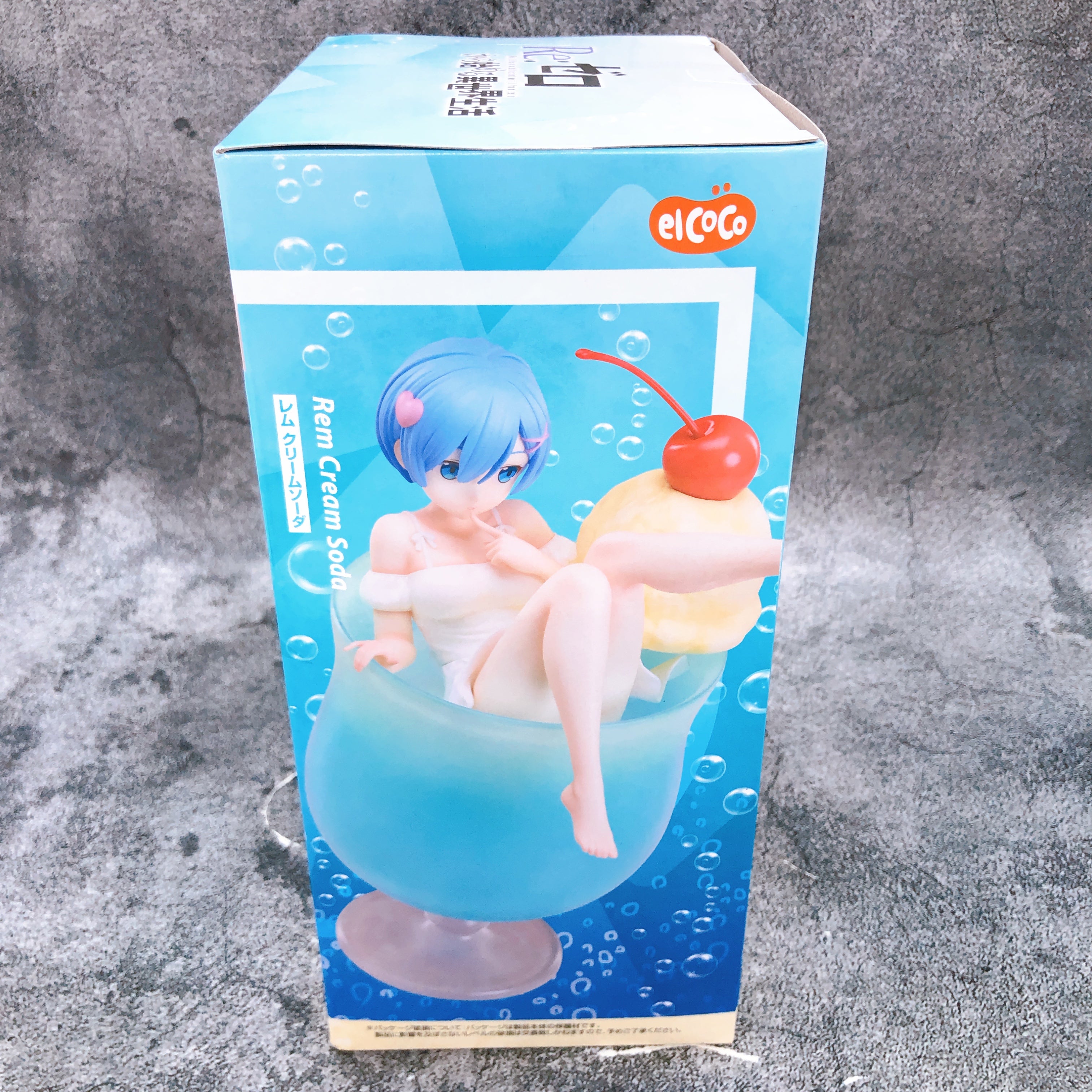 Re:Zero Rem Cream Soda Figure elcoco Japan Sealed FASTSHIP NEW