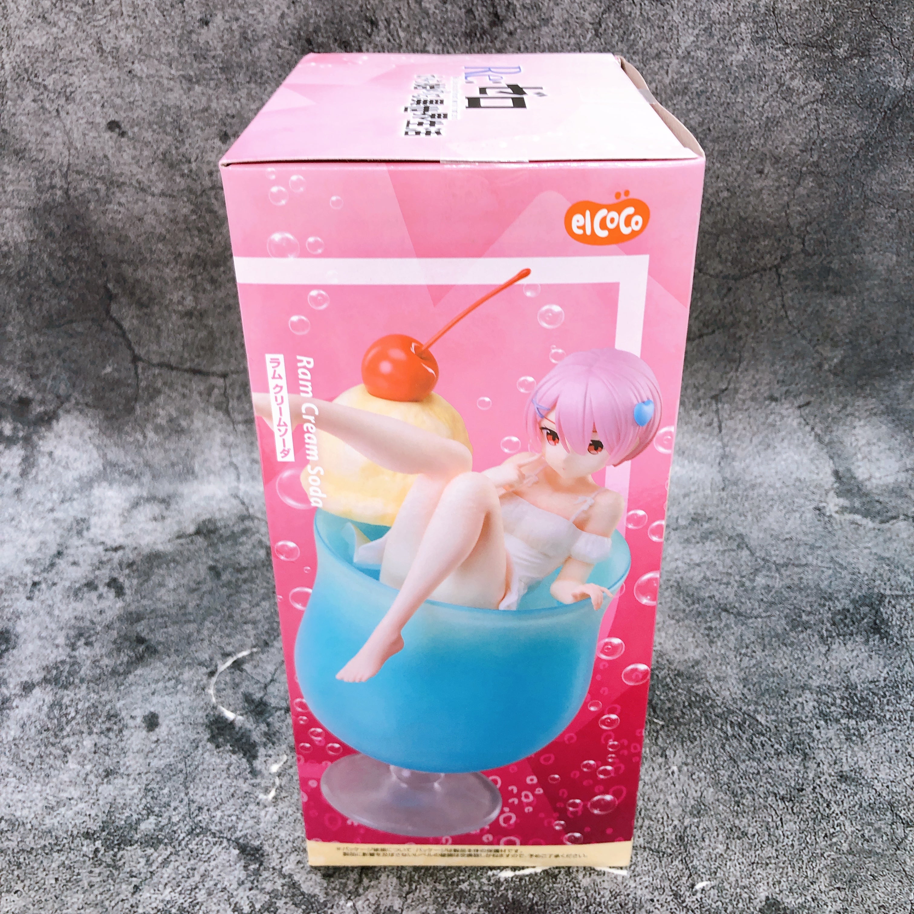 Re:Zero Ram Cream Soda Figure elcoco Japan Sealed FASTSHIP NEW