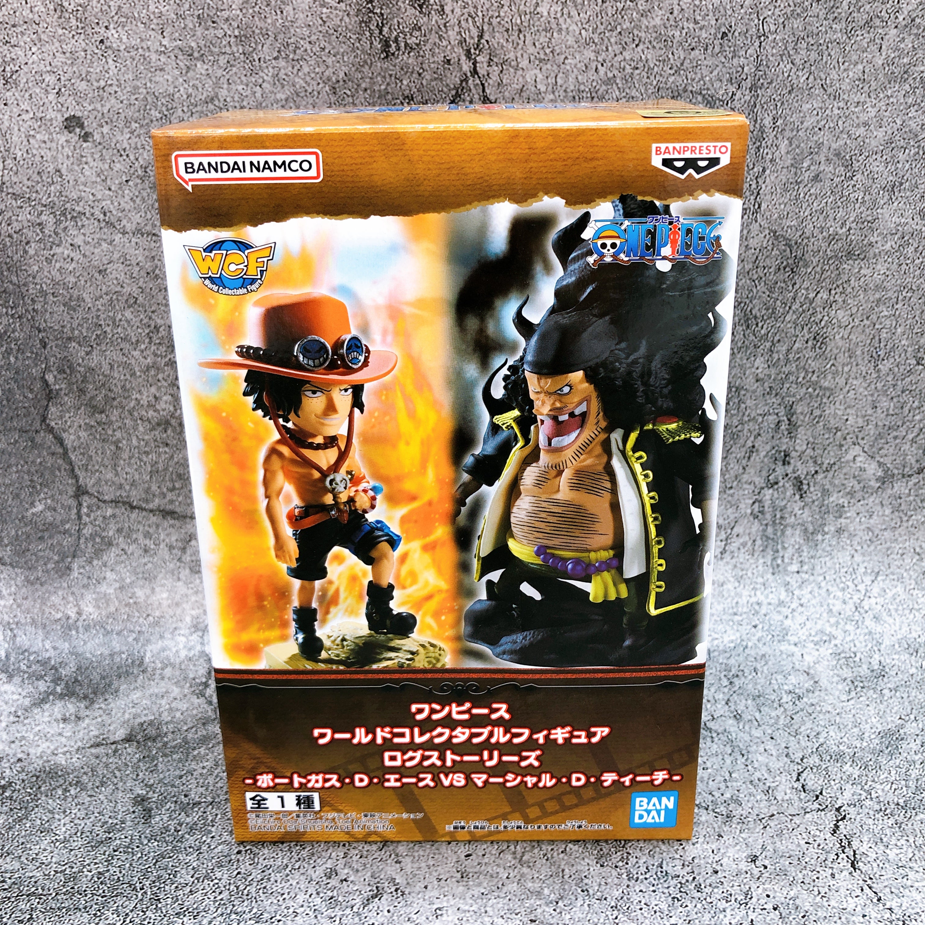 ONE PIECE Portgas D. Ace VS Marshall D. Teach World Collectable Figure BANPRESTO