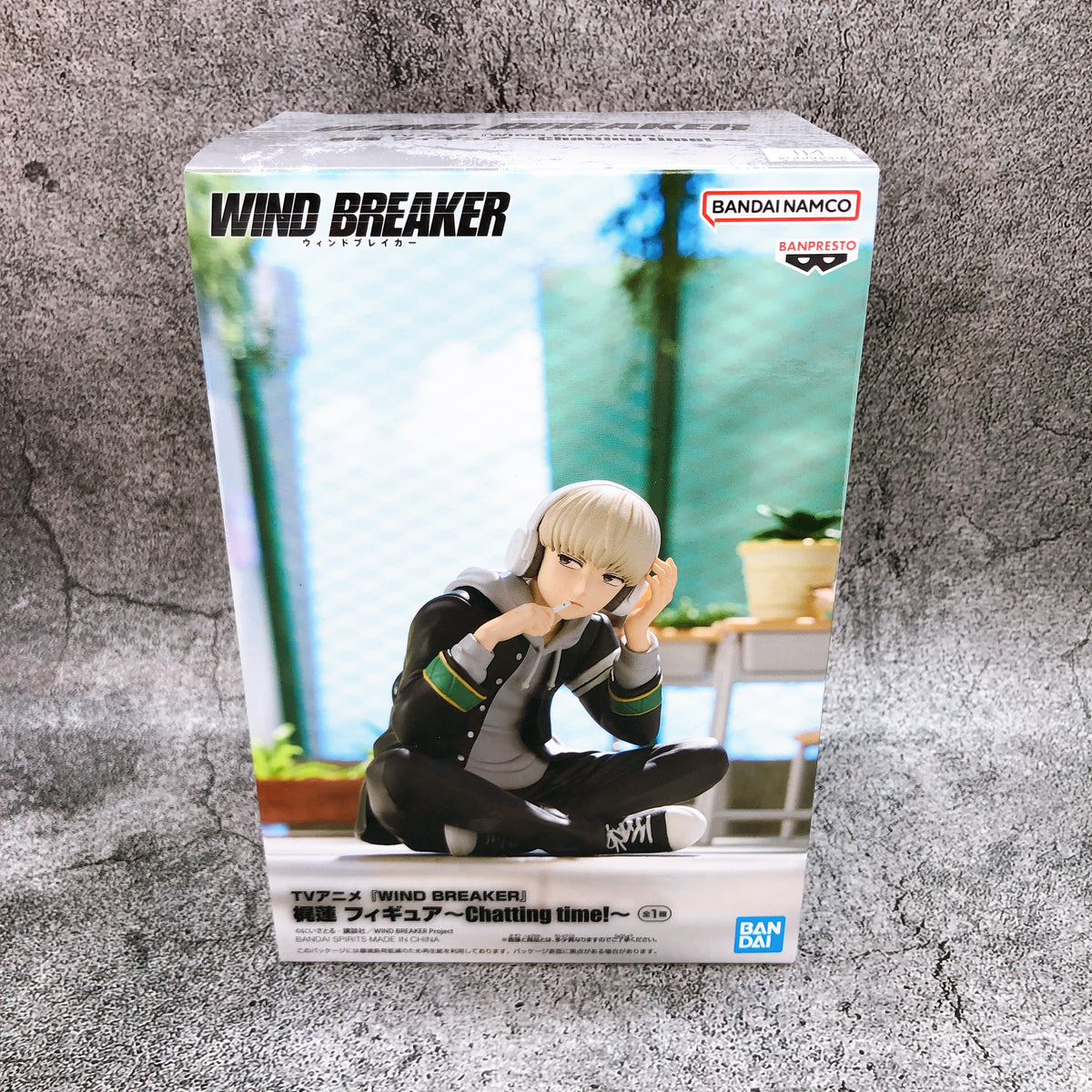 WIND BREAKER Ren Kaji Figure Chatting time! BANPRESTO Japan Sealed