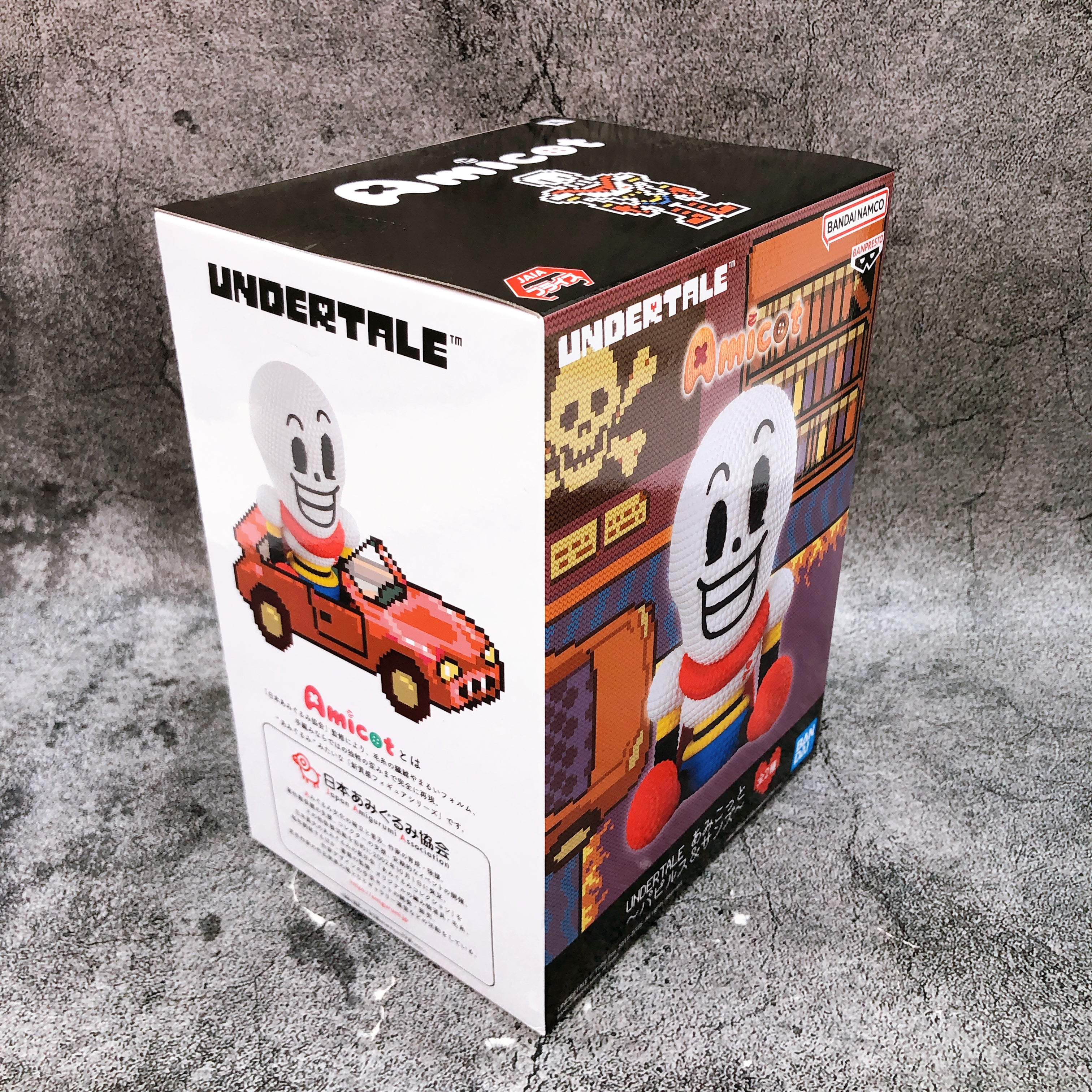 UNDERTALE Papyrus Amicot Figure BANPRESTO Japan Sealed NEW