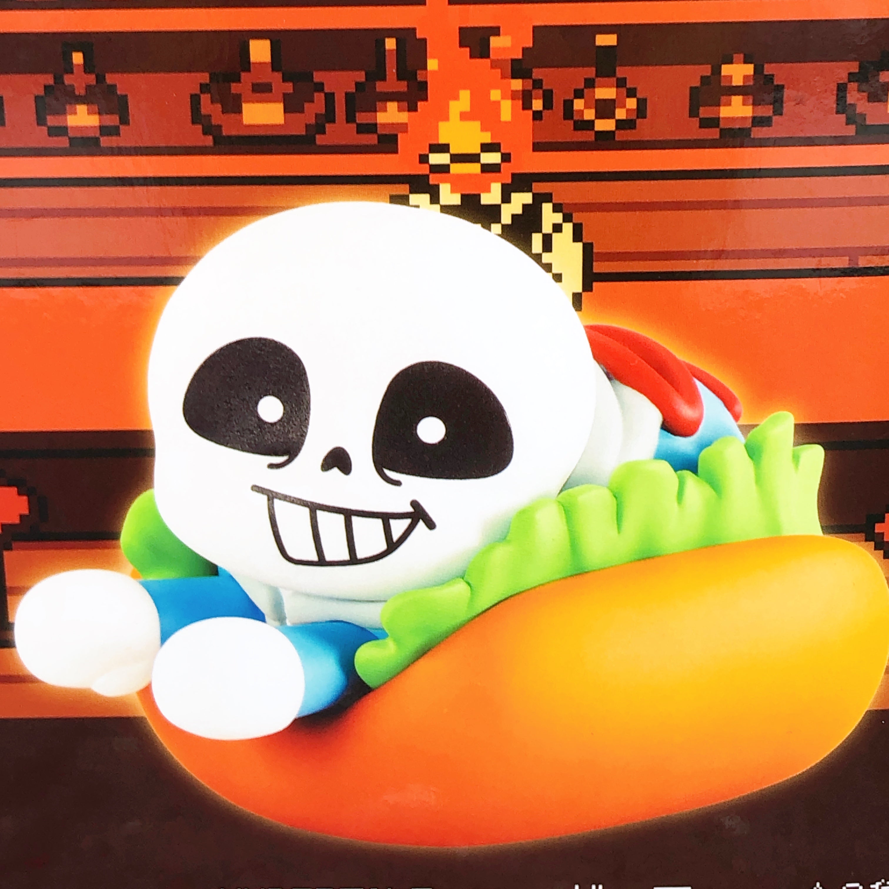 UNDERTALE Sans Hot Dog Figure FOOD DESIGN vol.1 BANPRESTO Japan Sealed NEW