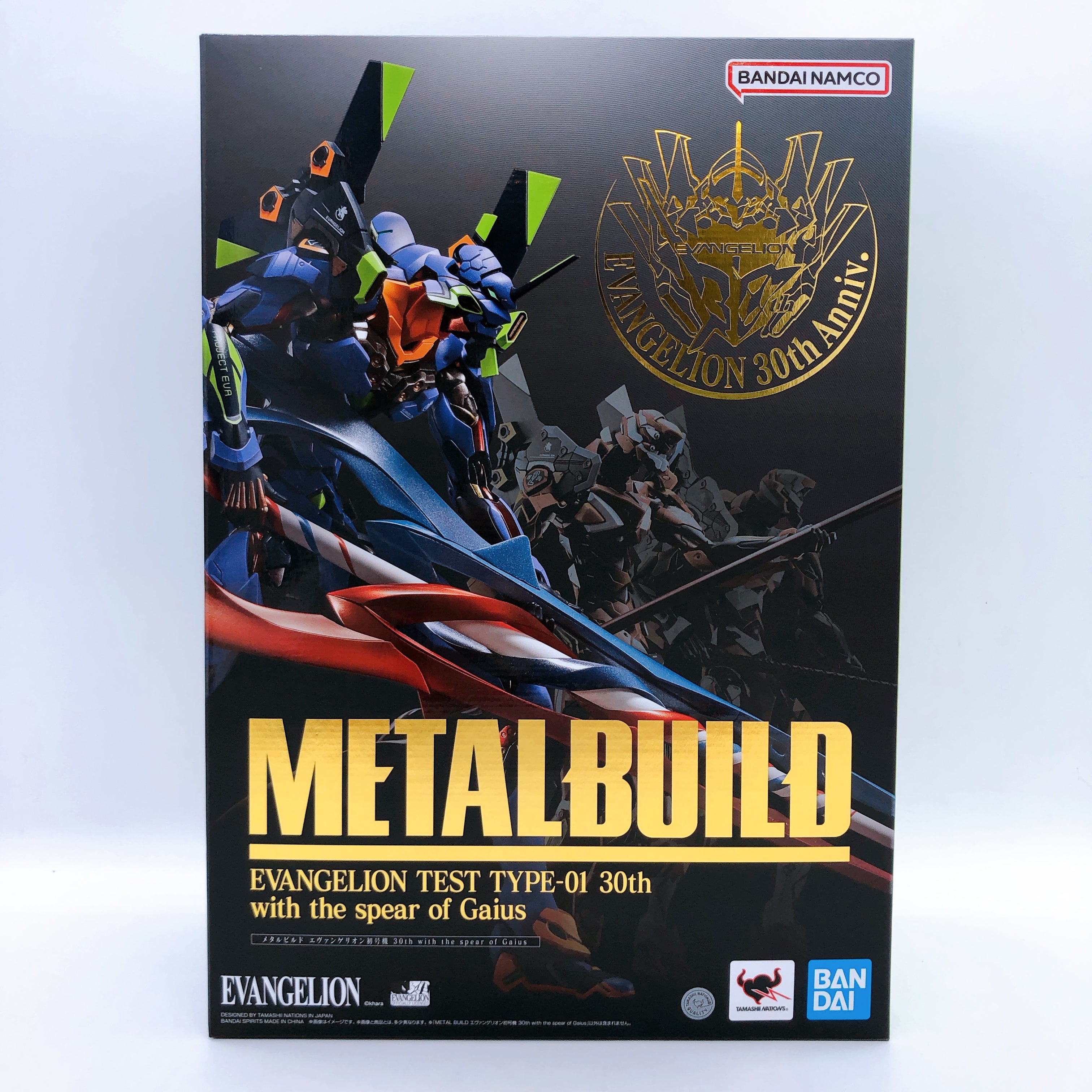 METAL BUILD Evangelion Test Type-01 30th with the Spear of Gaius Figure Bandai