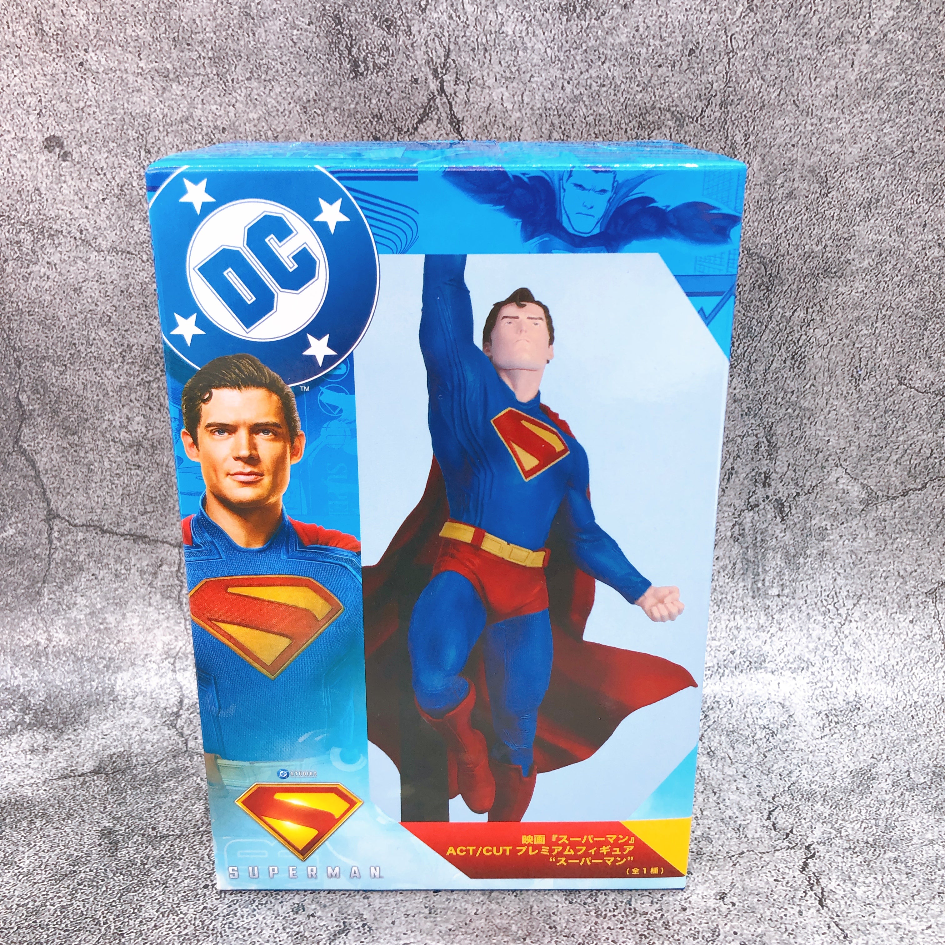 Superman ACT/CUT Premium Figure SEGA Japan NEW FASTSHIP Sealed