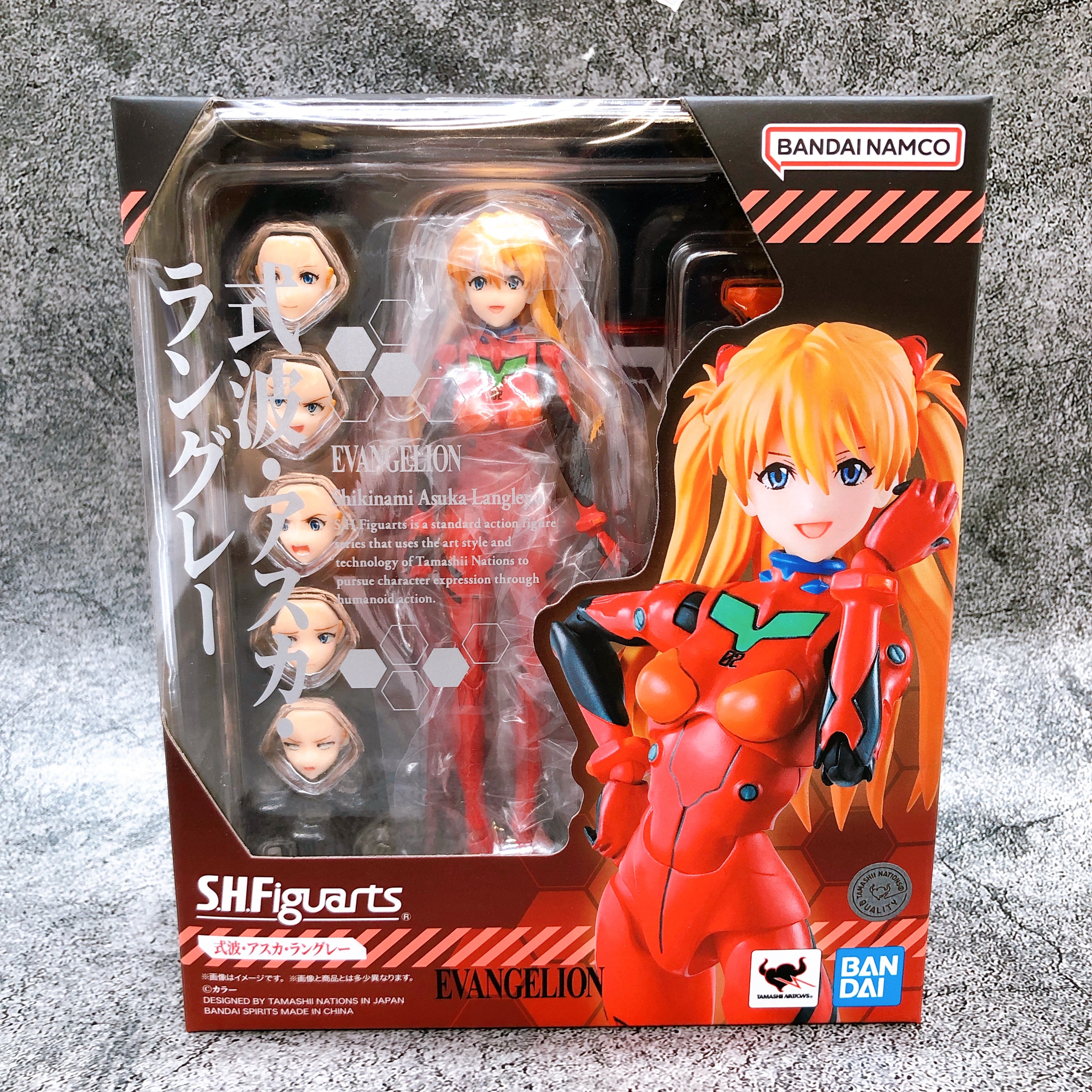 S.H.Figuarts Evangelion Shikinami Asuka Langley Action Figure Bandai Japan NEW