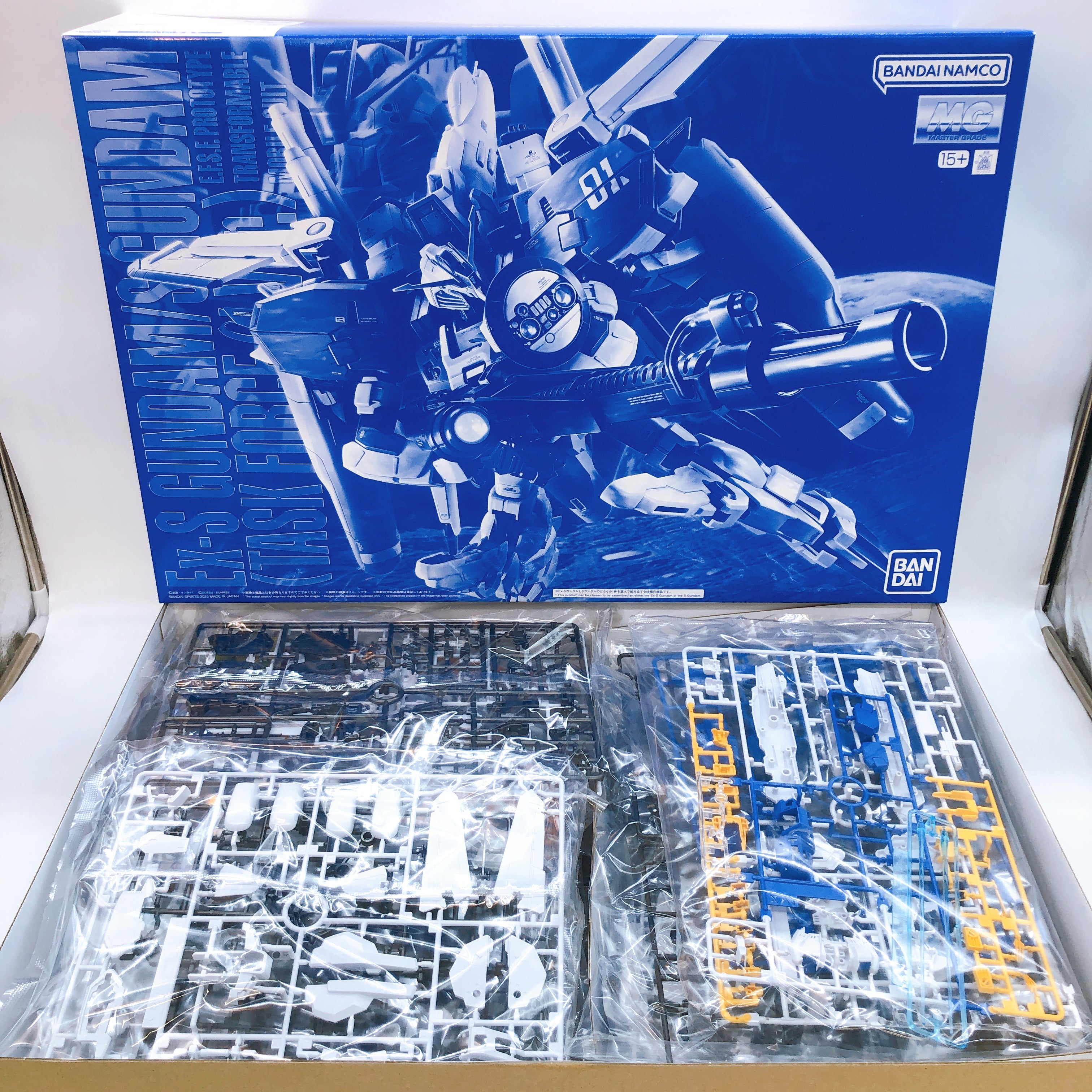 MG 1/100 Ex-S Gundam Task Force Alpha Ver Model Kit Premium Bandai Japan NEW