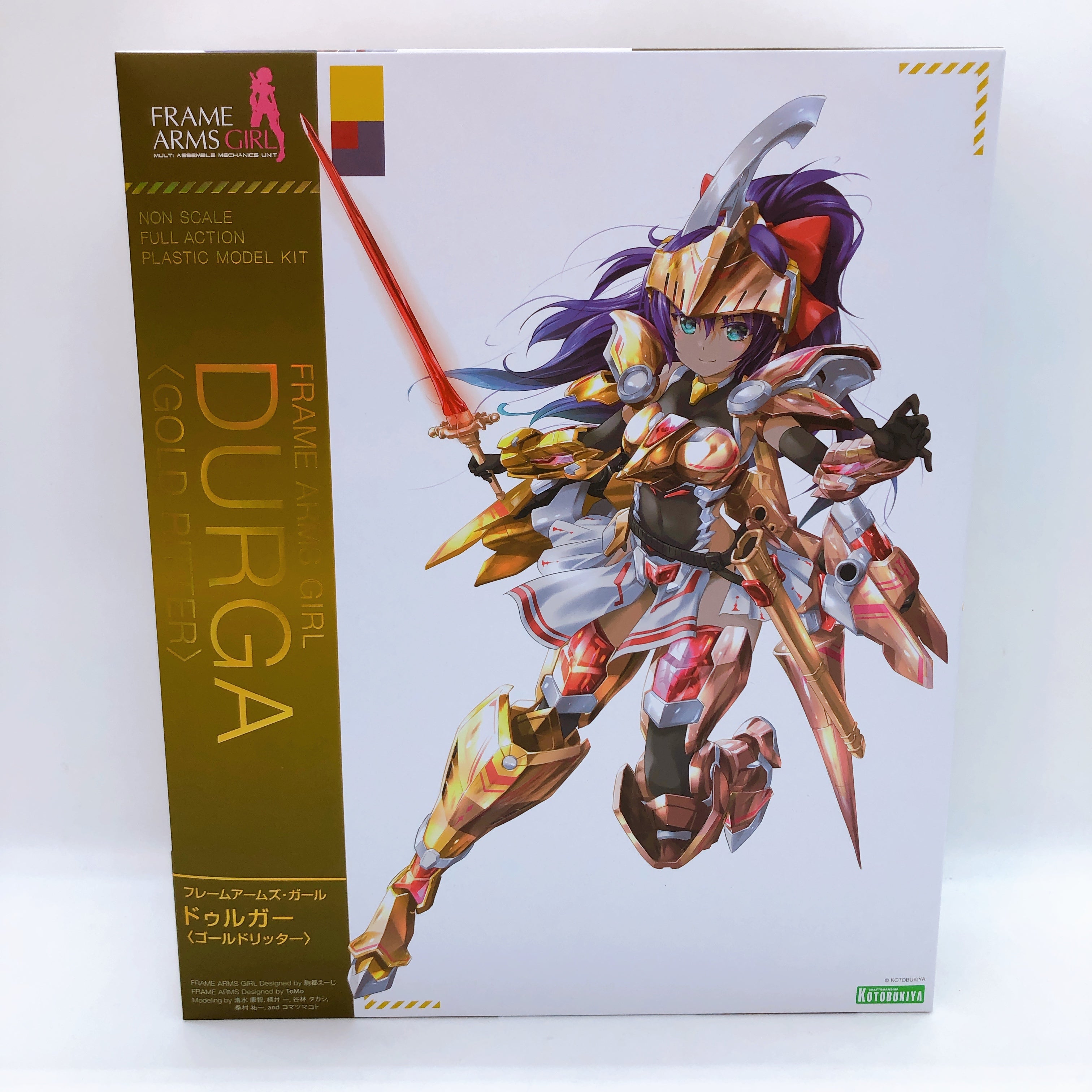 Frame Arms Girl Durga Gold Ritter Non Scale Model Kit KOTOBUKIYA Japan FASTSHIP